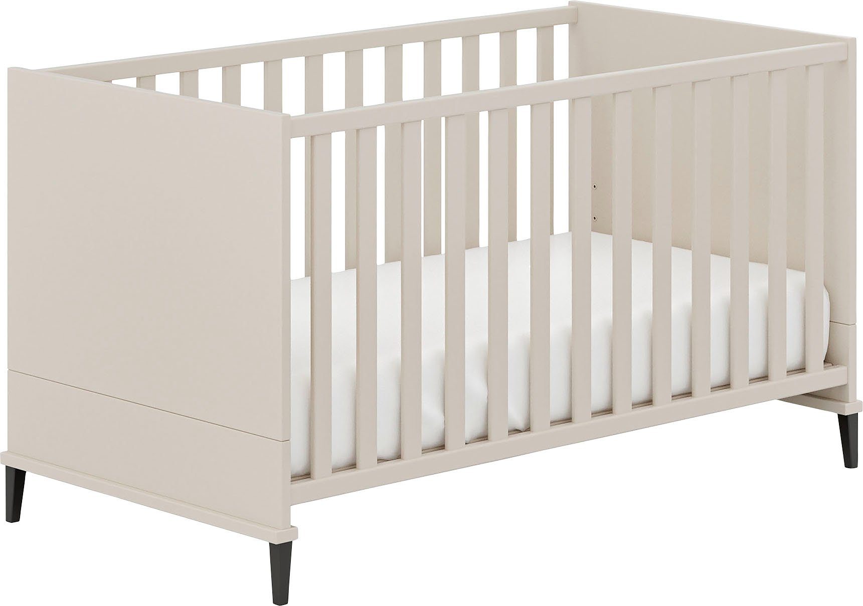 Transland Babybett ARI, by PAIDI, 4-fach höhenverstellbar, umbaubar zum Juniorbett Kindersofa