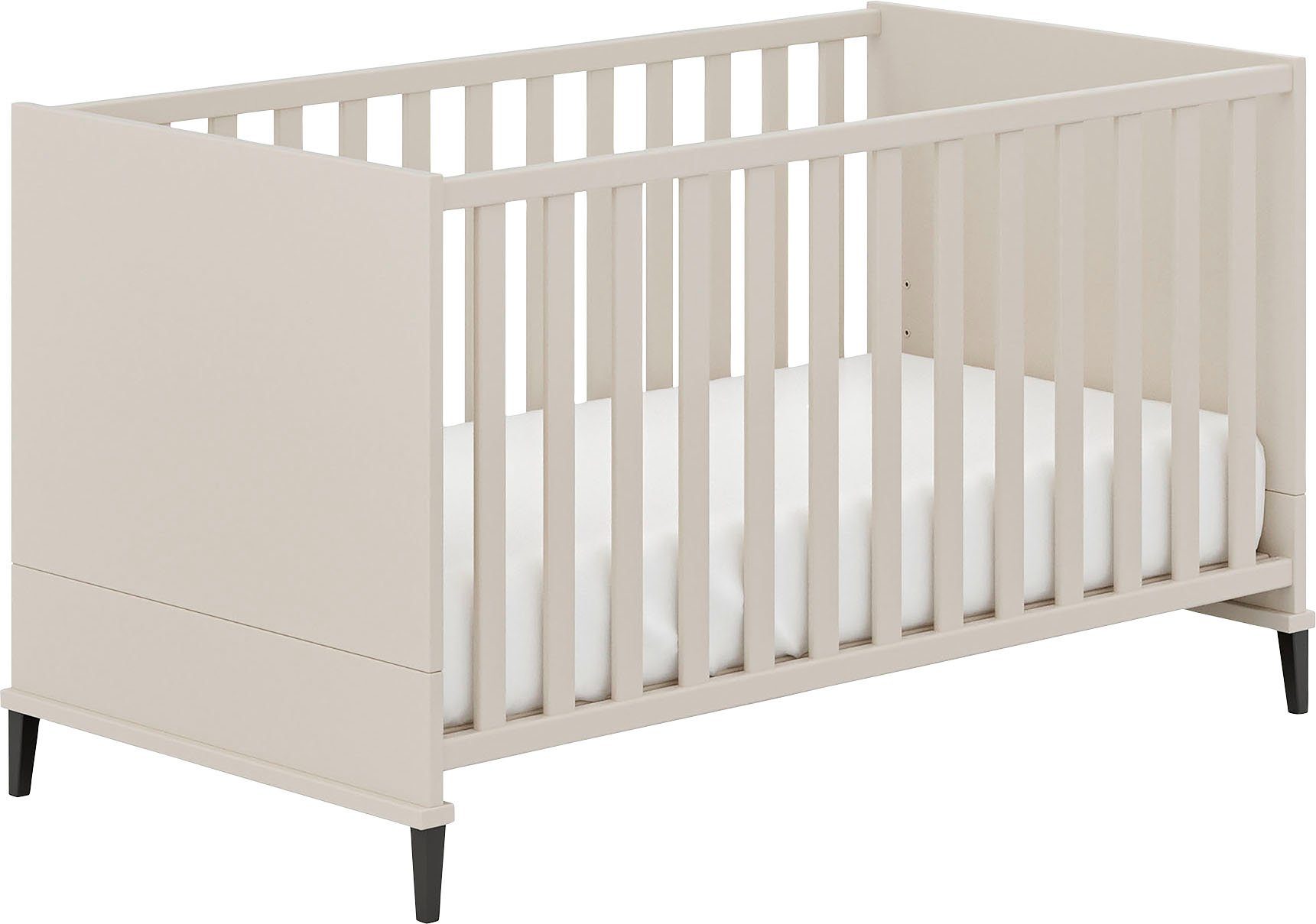 Home affaire Babybett "ARI", 4-fach höhenverstellbar, umbaubar zum Juniorbe günstig online kaufen