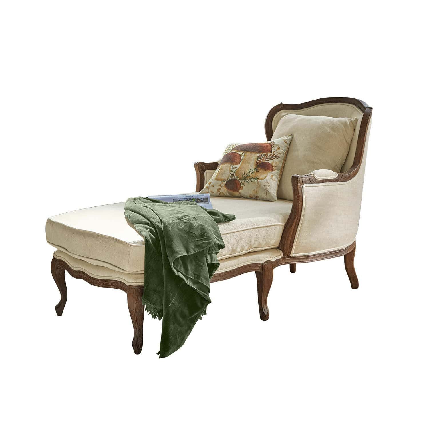 Mirabeau Sofa Chaiselongue Muel creme/braun