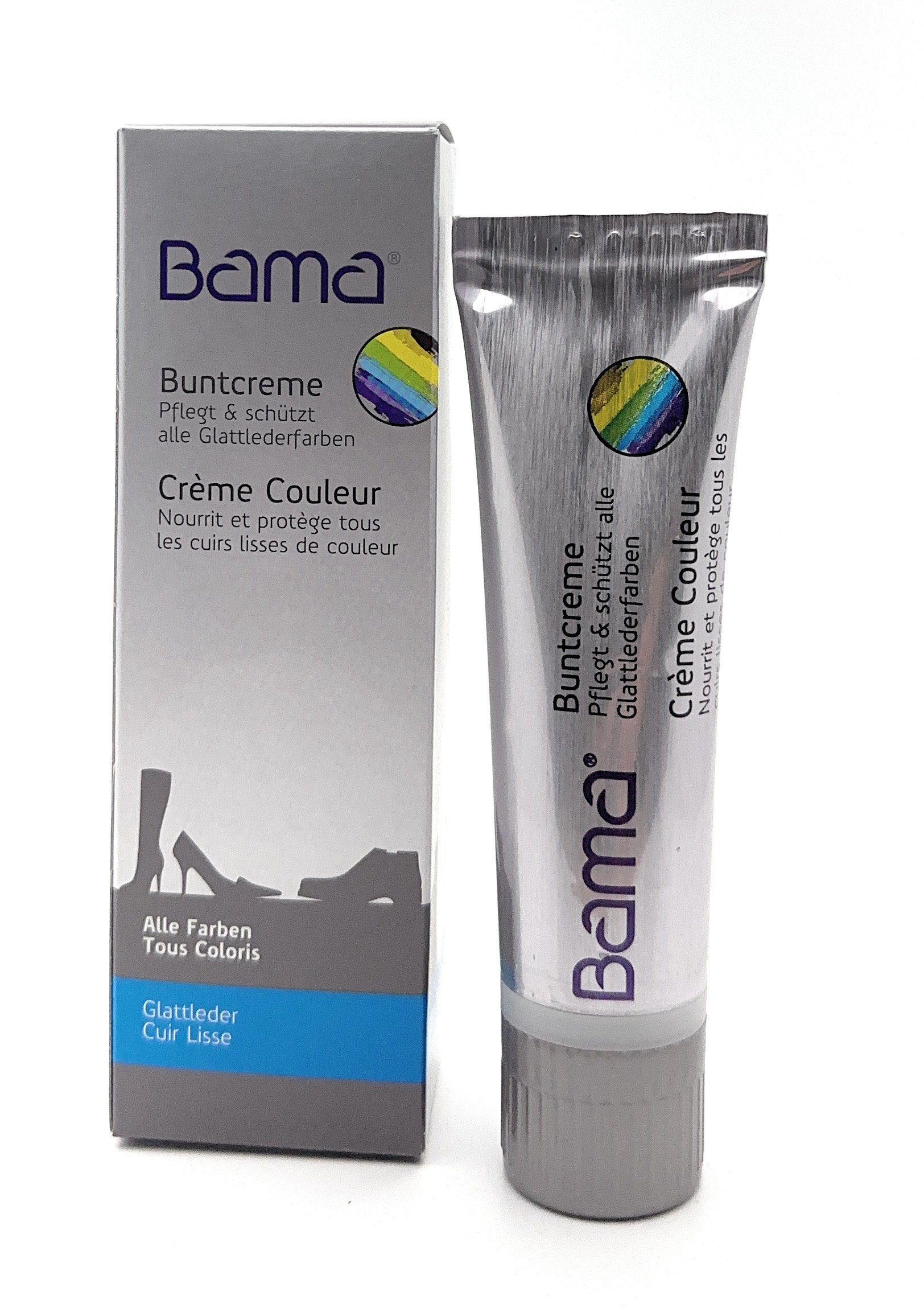 BAMA Group Bama Buntcreme, farblose Pflege für Glattleder und mehr, 50 ml Schuhcreme | Schuhpflegemittel