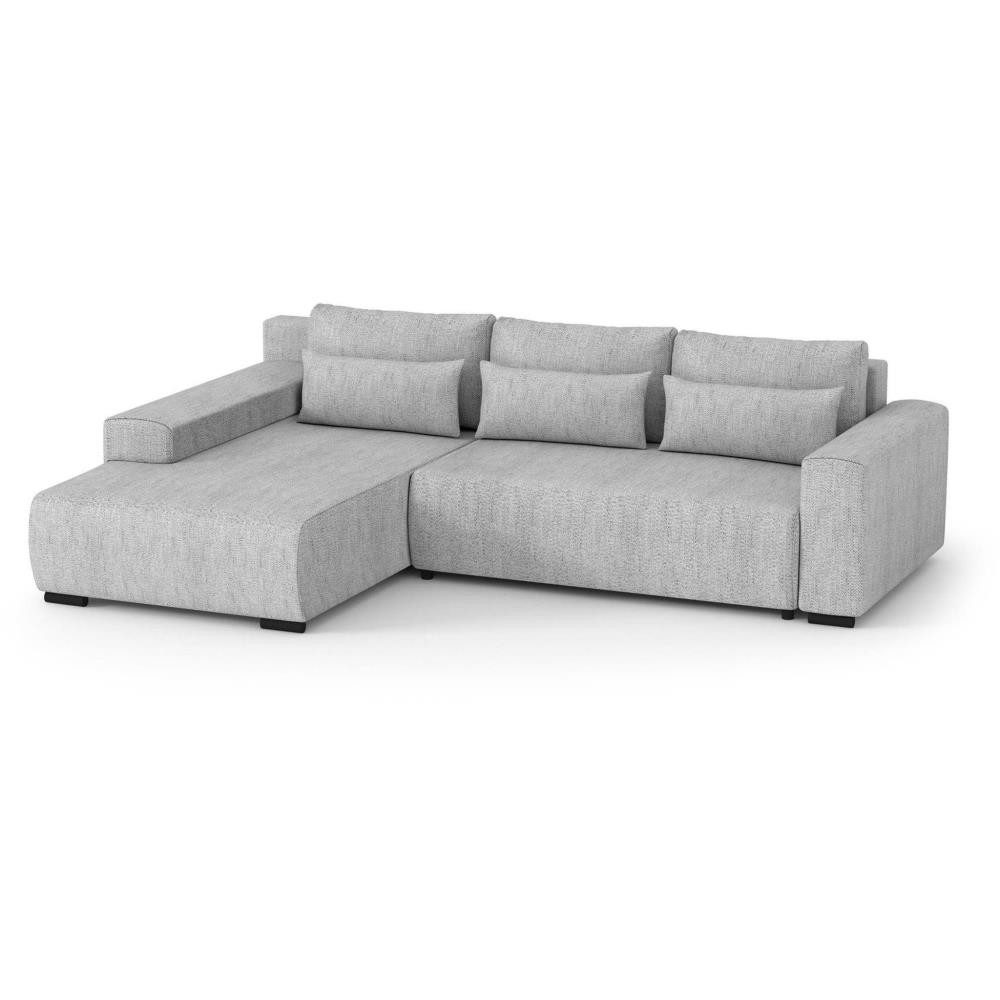 Beautysofa Ecksofa Benny, mit Schlaffunktion, Bettkasten, Wellenfedern, sti günstig online kaufen