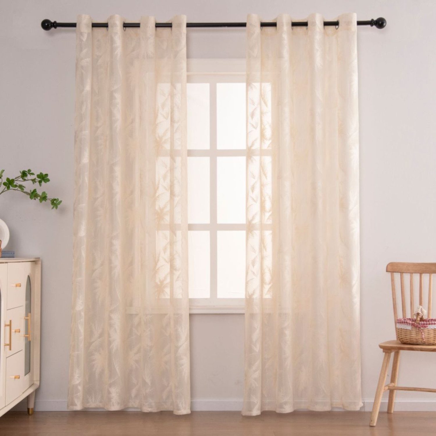 BYSURE Gardine, (2 St), Wohnzimmer, Schlafzimmer günstig online kaufen
