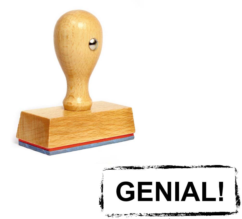 Dekolando Stempel Lehrerstempel Schule GENIAL