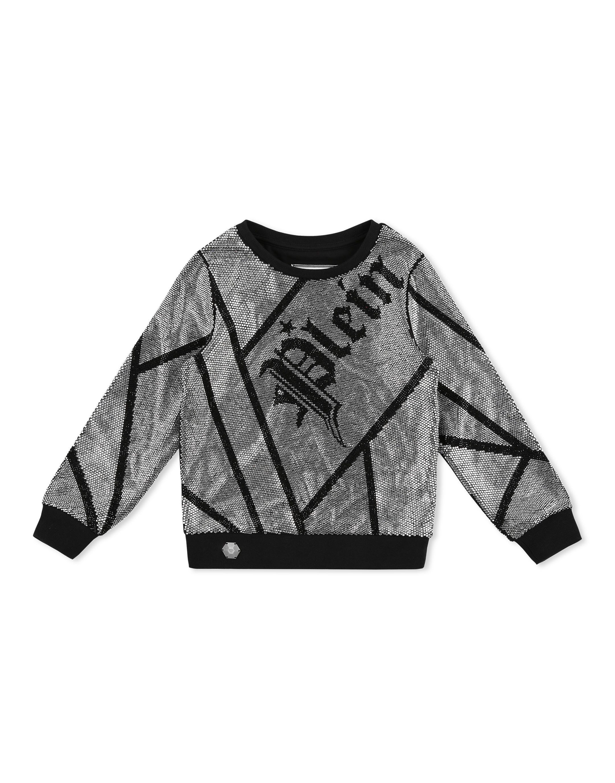 PHILIPP PLEIN Sweatshirt Sweatshirt LS Crystal