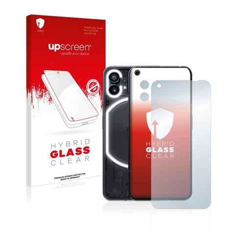 upscreen flexible Panzerglasfolie für Nothing Phone (1) (Display+Kamera), Displayschutzglas, Schutzglas Glasfolie klar