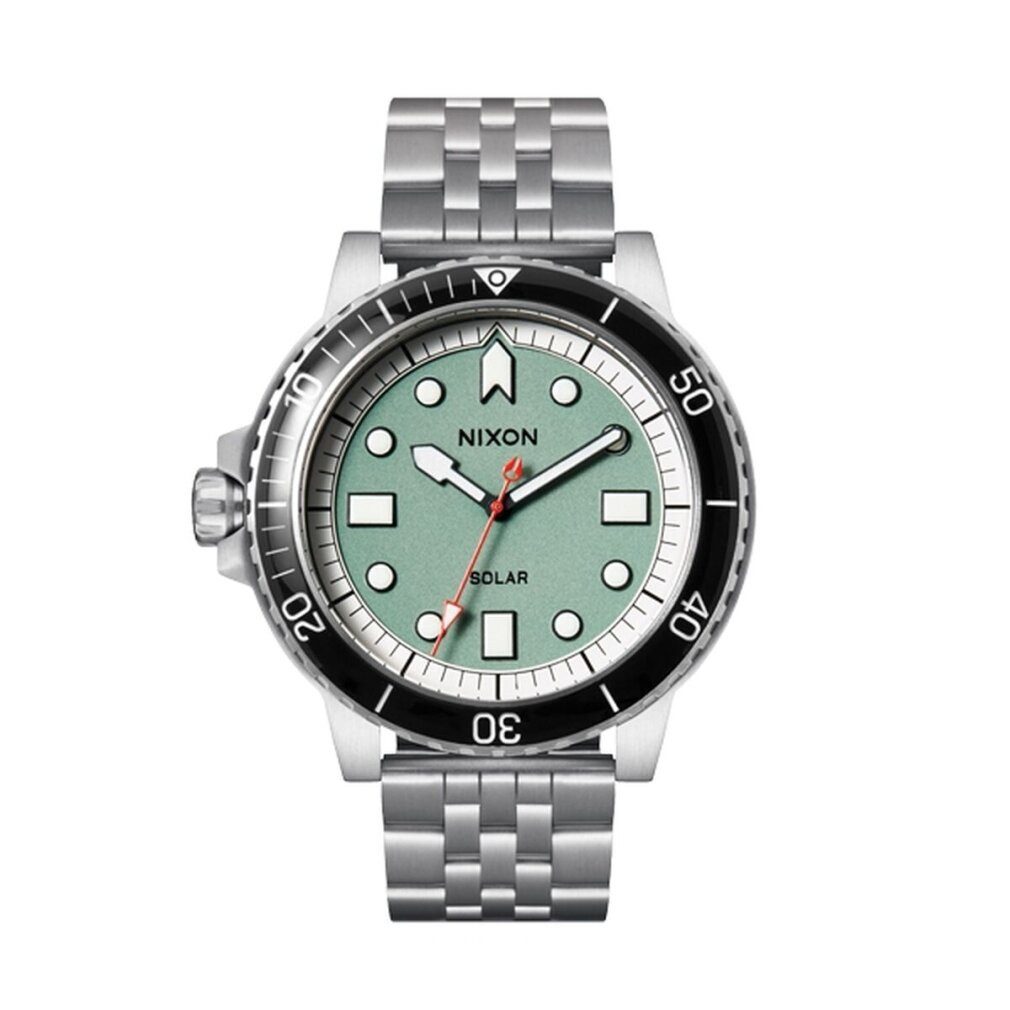 Nixon Luxusuhr Herrenuhr A1402-5235 grün Silberfarben