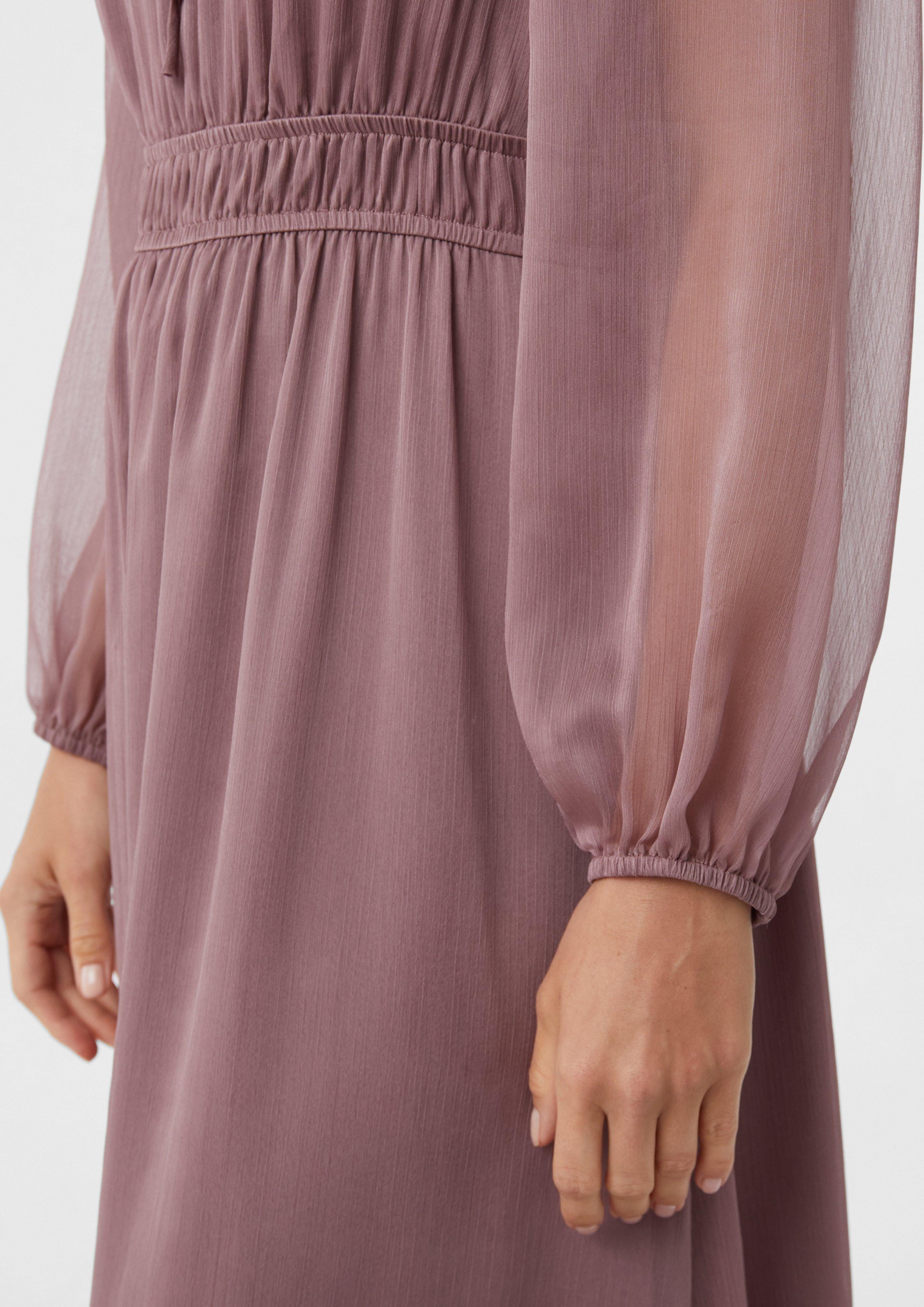 comma Maxikleid Feminines langes Kleid aus günstig online kaufen