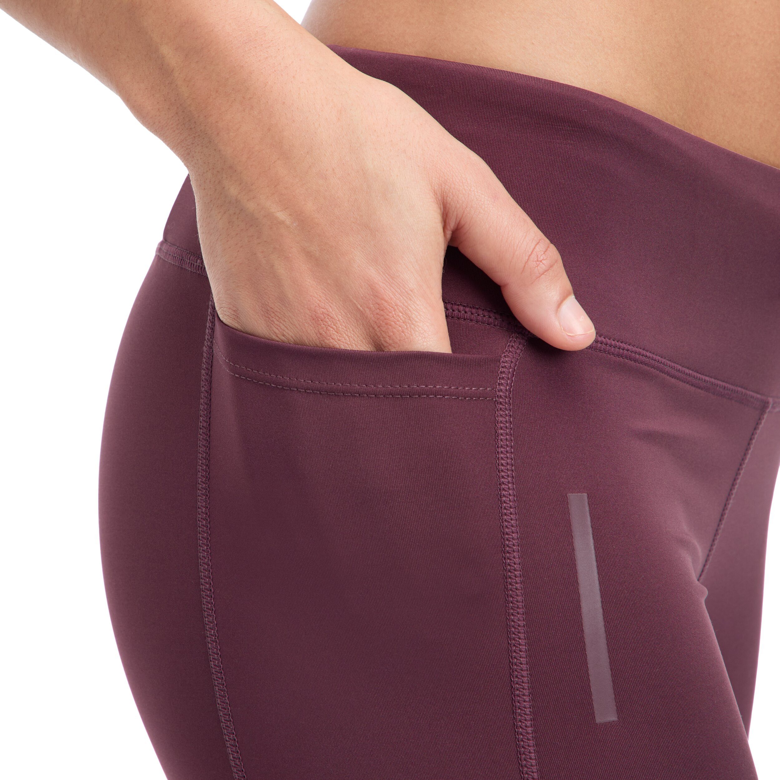 Energetics Laufhose Da.-Tight Strega 1/1 W RED WINE