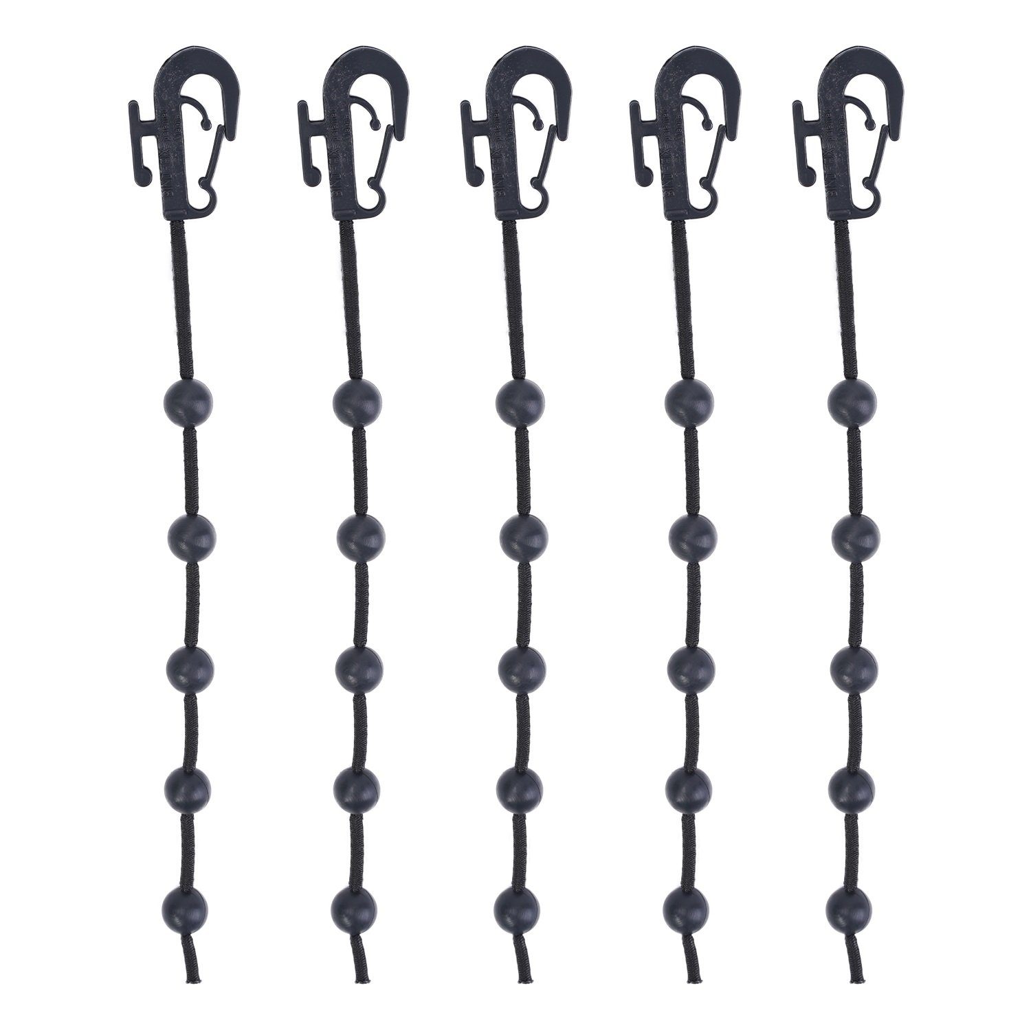 Hama Kabelbinder 5x Pearl Fix Kabelbinder wiederverwendbar (5-St) Spar-Set mit 5 Stück, Kugel-Binder wiederlösbar, Schnell-Binder – Bild 2 von 5