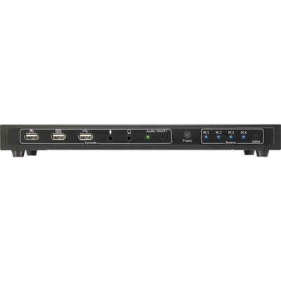 SpeaKa Professional SpeaKa Professional 4 Port KVM-Umschalter HDMI USB 1920 x 1080 Pixel, Adapter