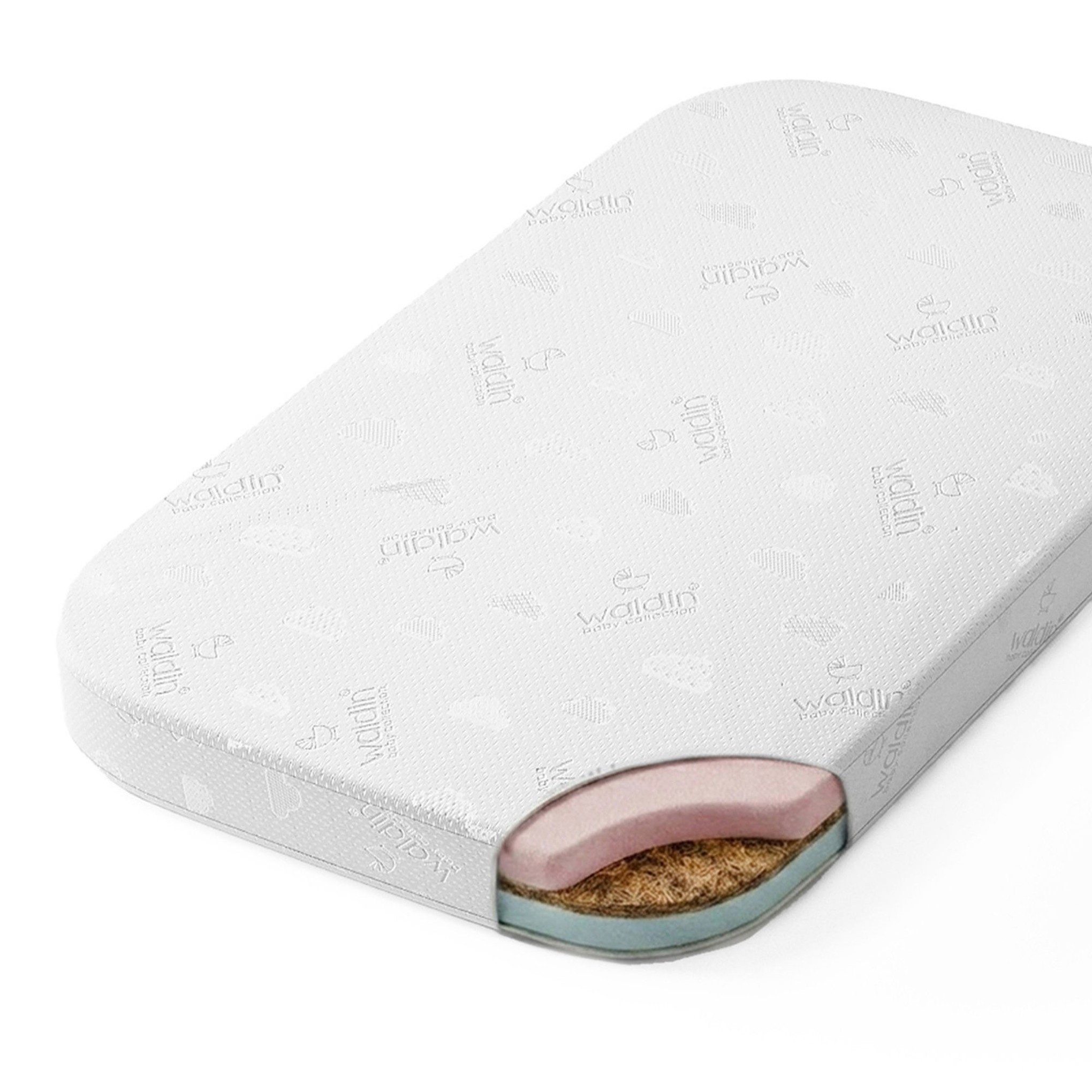 Babymatratze Kokosmatratze groß, für großes Babybett 7in1, Waldin, 10 cm hoch