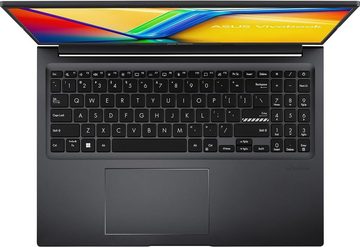 Asus Vivobook 16 Laptop Notebook (AMD Ryzen 5 7530U, Radeon, 512 GB SSD, FHD IPS Display 16GB RAM AMD Radeon Windows 11 QWERTZ Tastatur Schwarz)