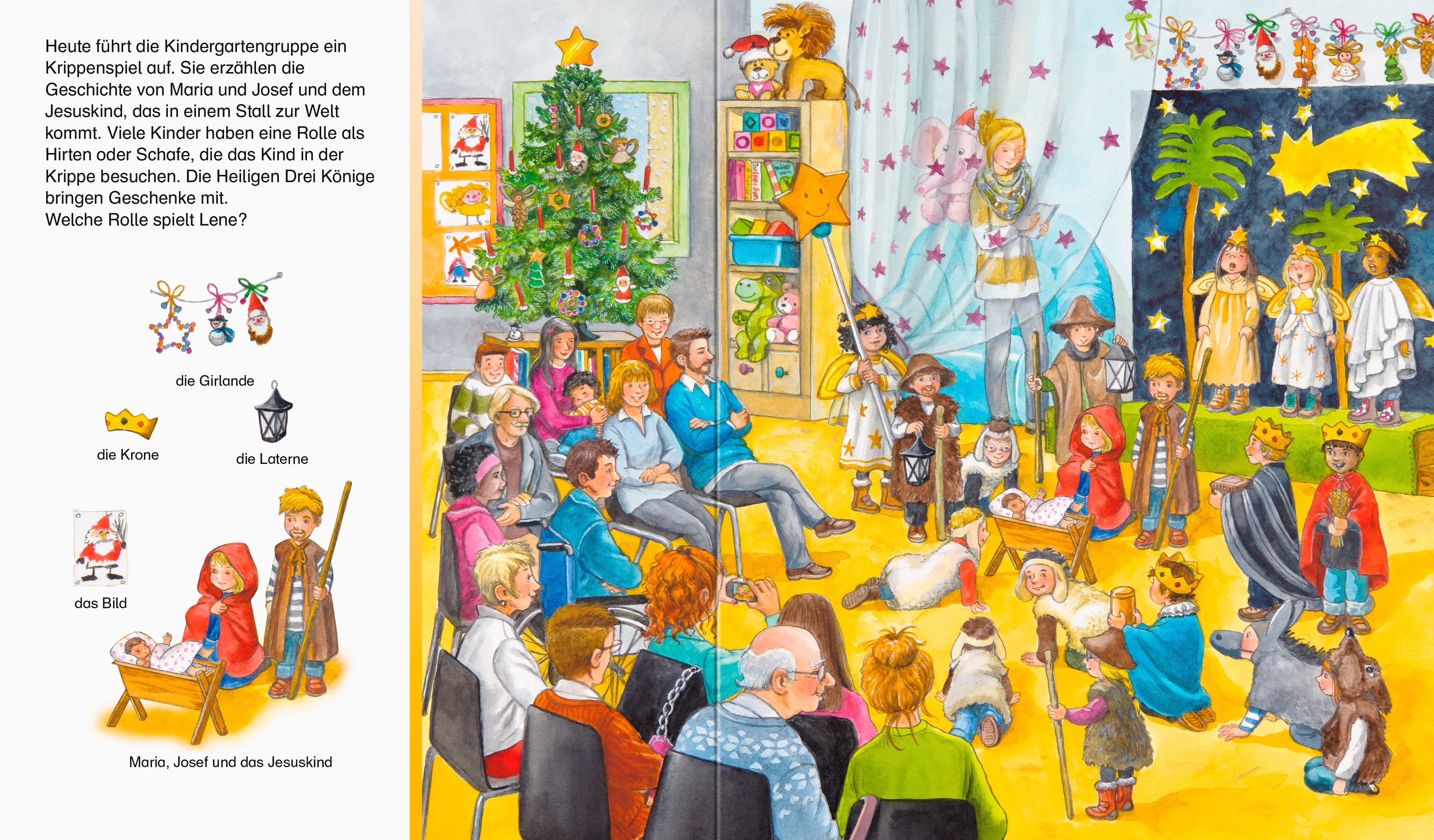 Ravensburger Kinderbuch Pappbilderbuch, Sachen suchen Frohe Weihnachten