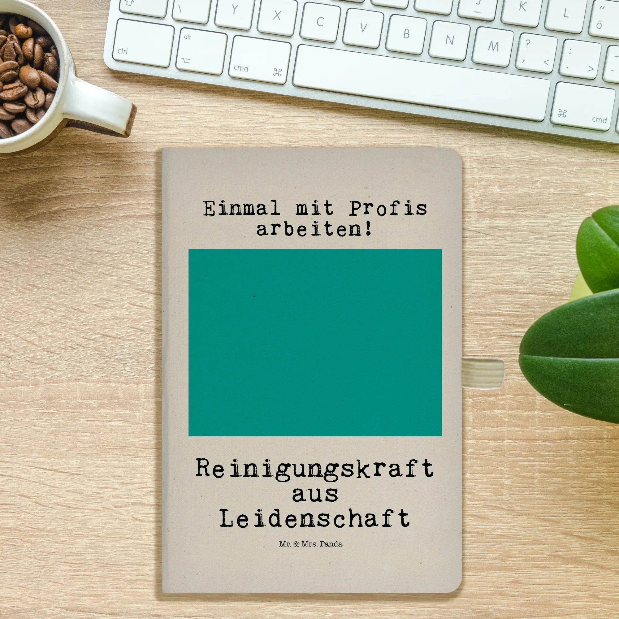 Thumbnail - Mr. & Mrs. Panda Notizbuch Reinigungskraft Leidenschaft - Transparent - Geschenk, Bullet Journal Mr. & Mrs. Panda, Umwel...