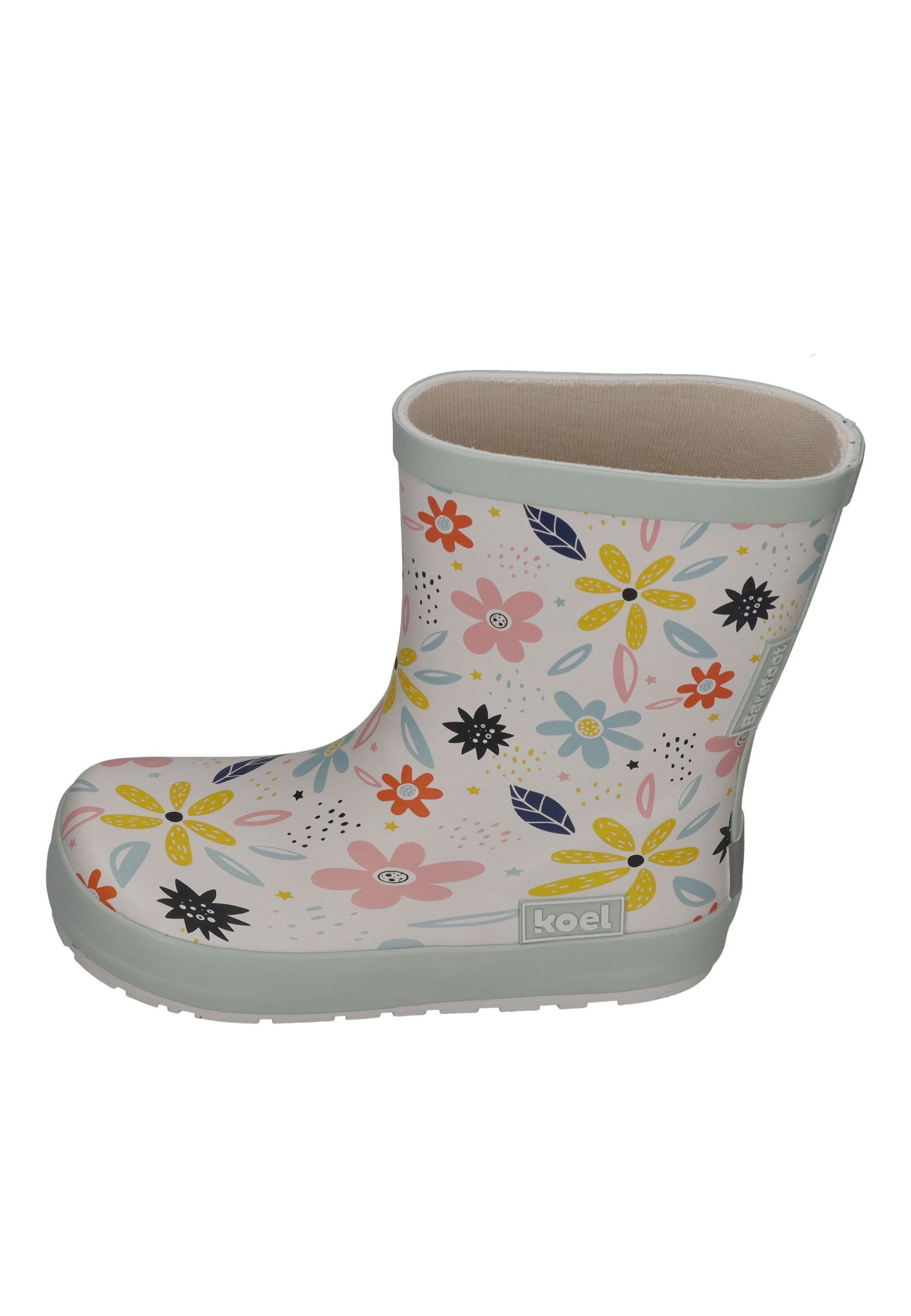 KOEL WINI BARE MULTI Barfußschuh White Flowers