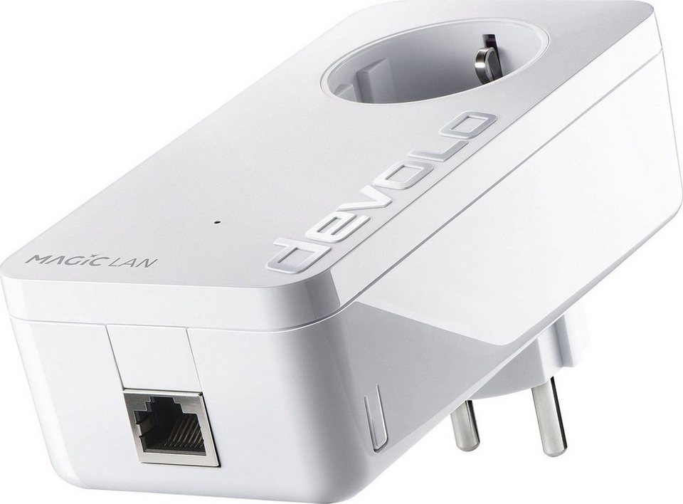 DEVOLO Magic 1 LAN Ergänzung (1200Mbit, G.hn, 1x GbitLAN, Heimnetz) LAN- Router, Max. 1200 MBit/s Powerline-Datenrate