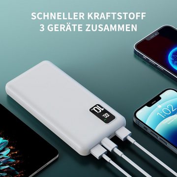 JOEAIS Powerbank 10000mAh/20000mAh/30000mAh Externe Handyakkus Batterie Powerbank, USB Type C 22.5W Ladegerät Kompatibel