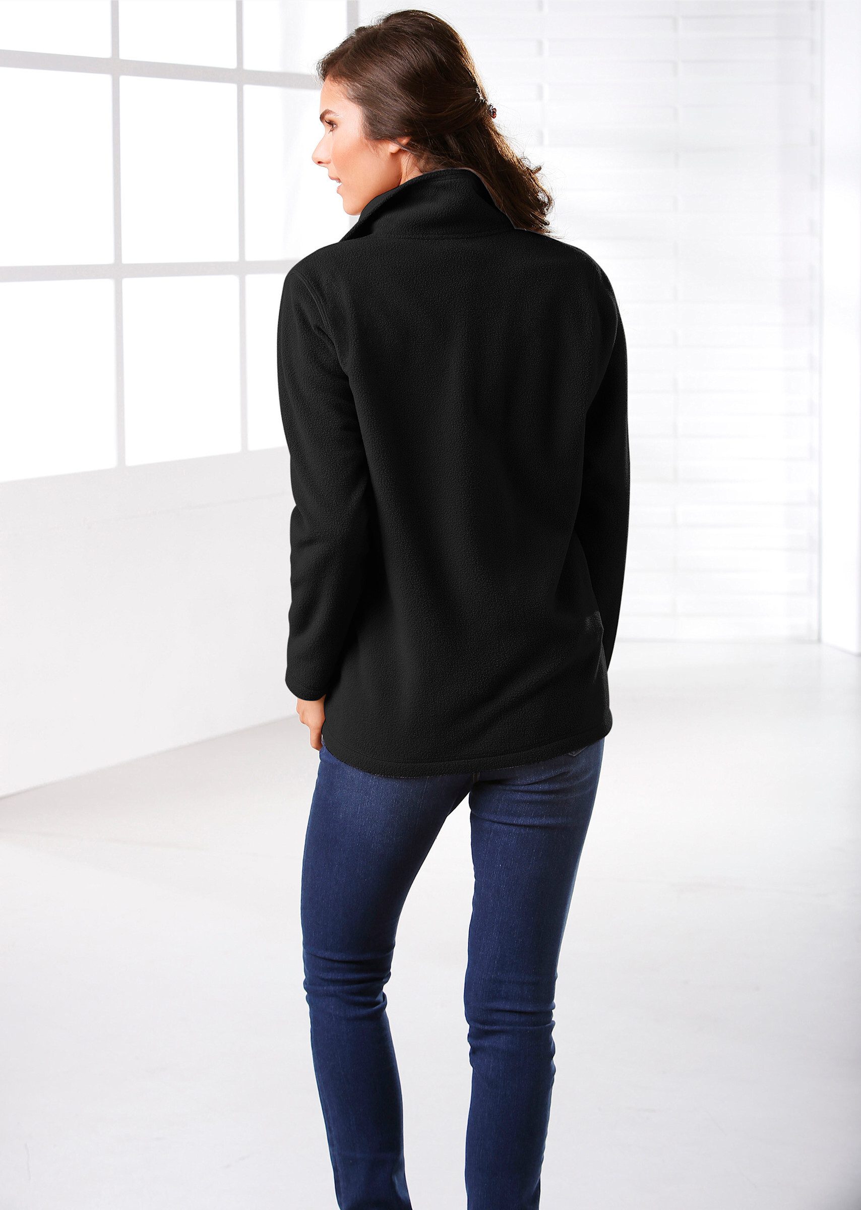 Sieh an! Fleecejacke Fleece-Jacke Langarm – Bild 3 von 4