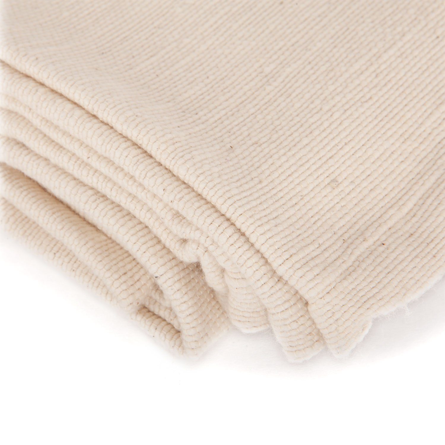 Wohndecke Yogadecke SHAVASANA, Baumwolle natur, bodhi