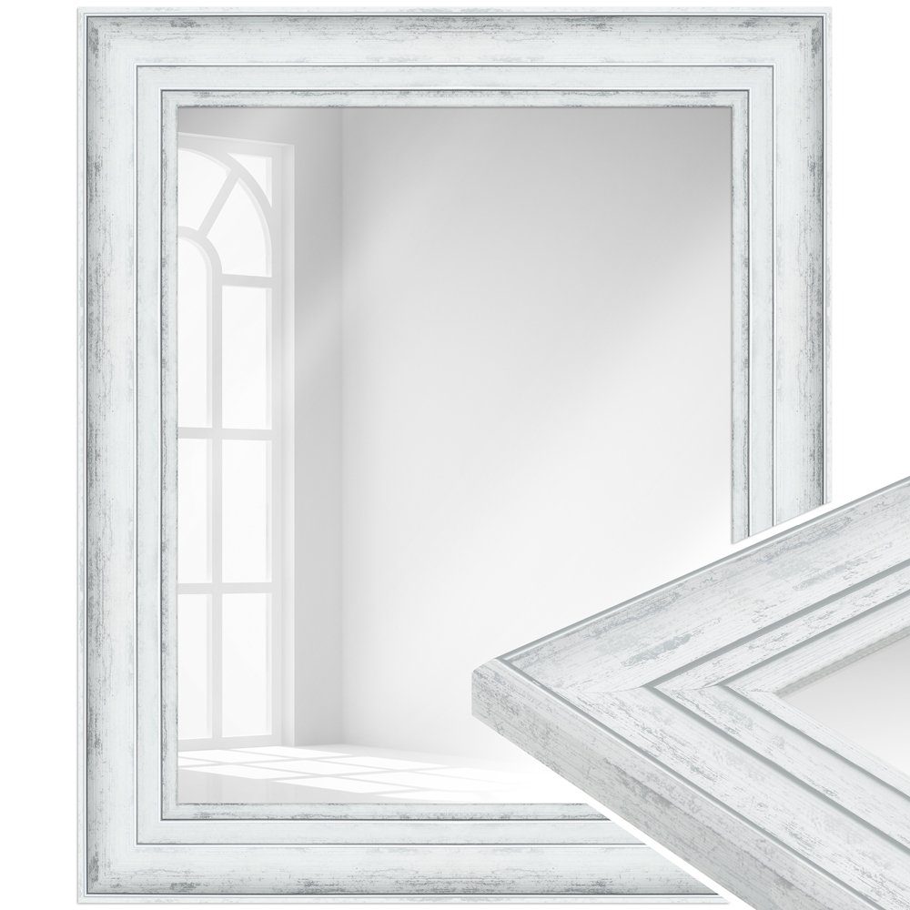WANDStyle Wandspiegel H240, Weiß, aus Kunststoff günstig online kaufen