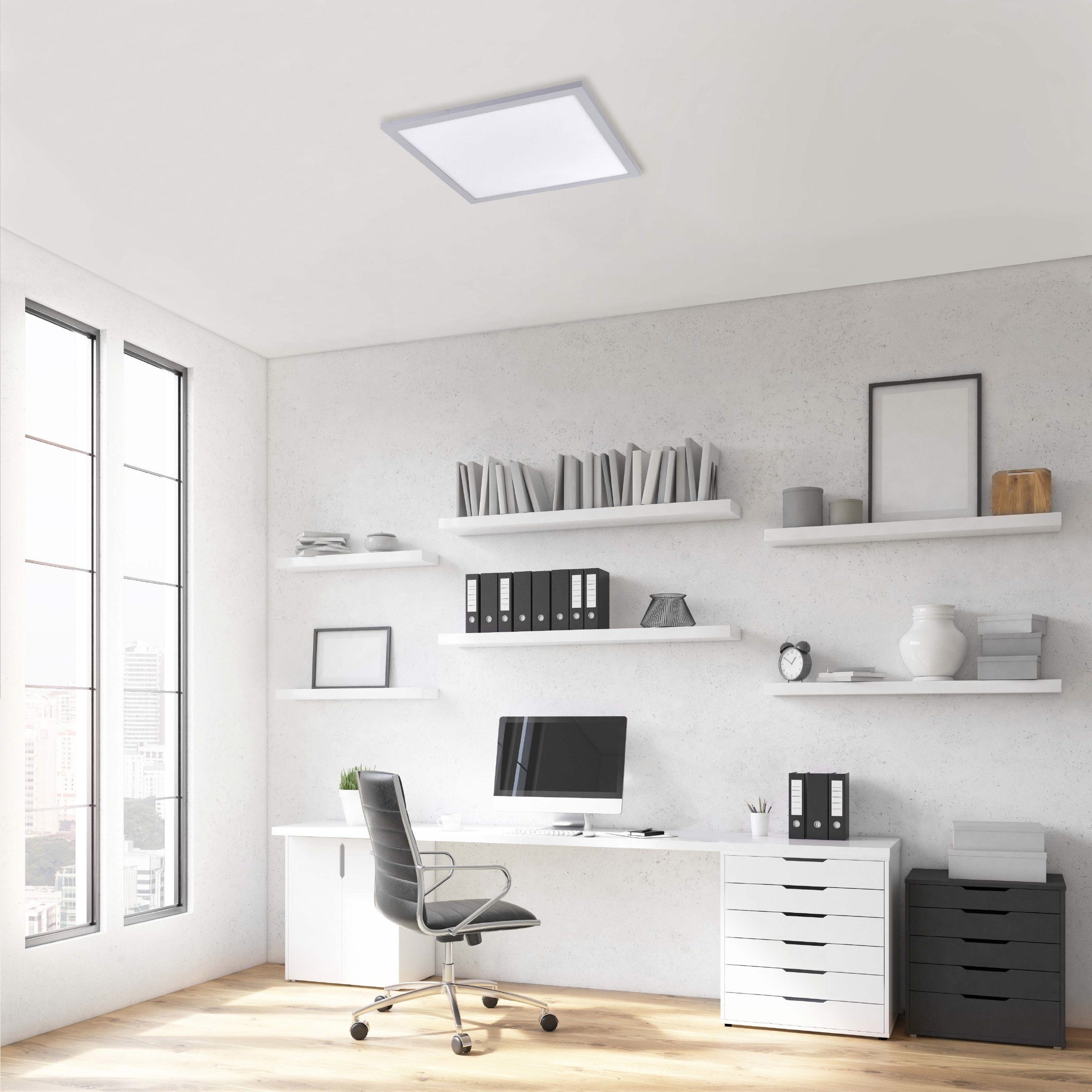 SellTec LED Deckenleuchte Panel quadratisch, 45x45cm, Büro Deckenlampe Lichtfarbe Watt, tageslichtweiß tageslichtweiß, / 1xLED-Board 23 LED neutralweiß, Neutralweiß