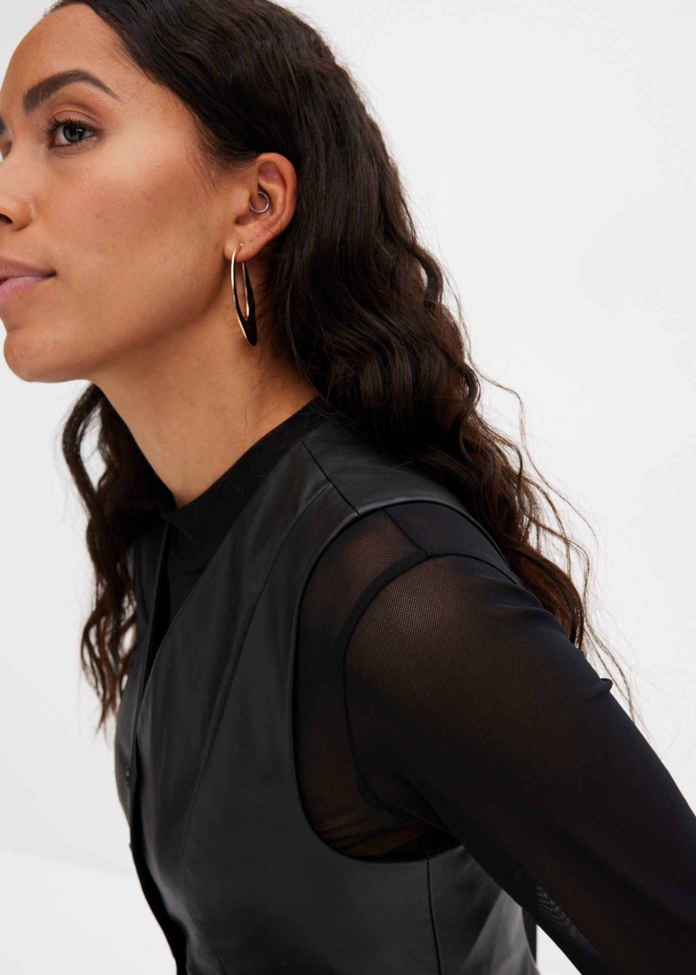 bonprix Lederimitatweste