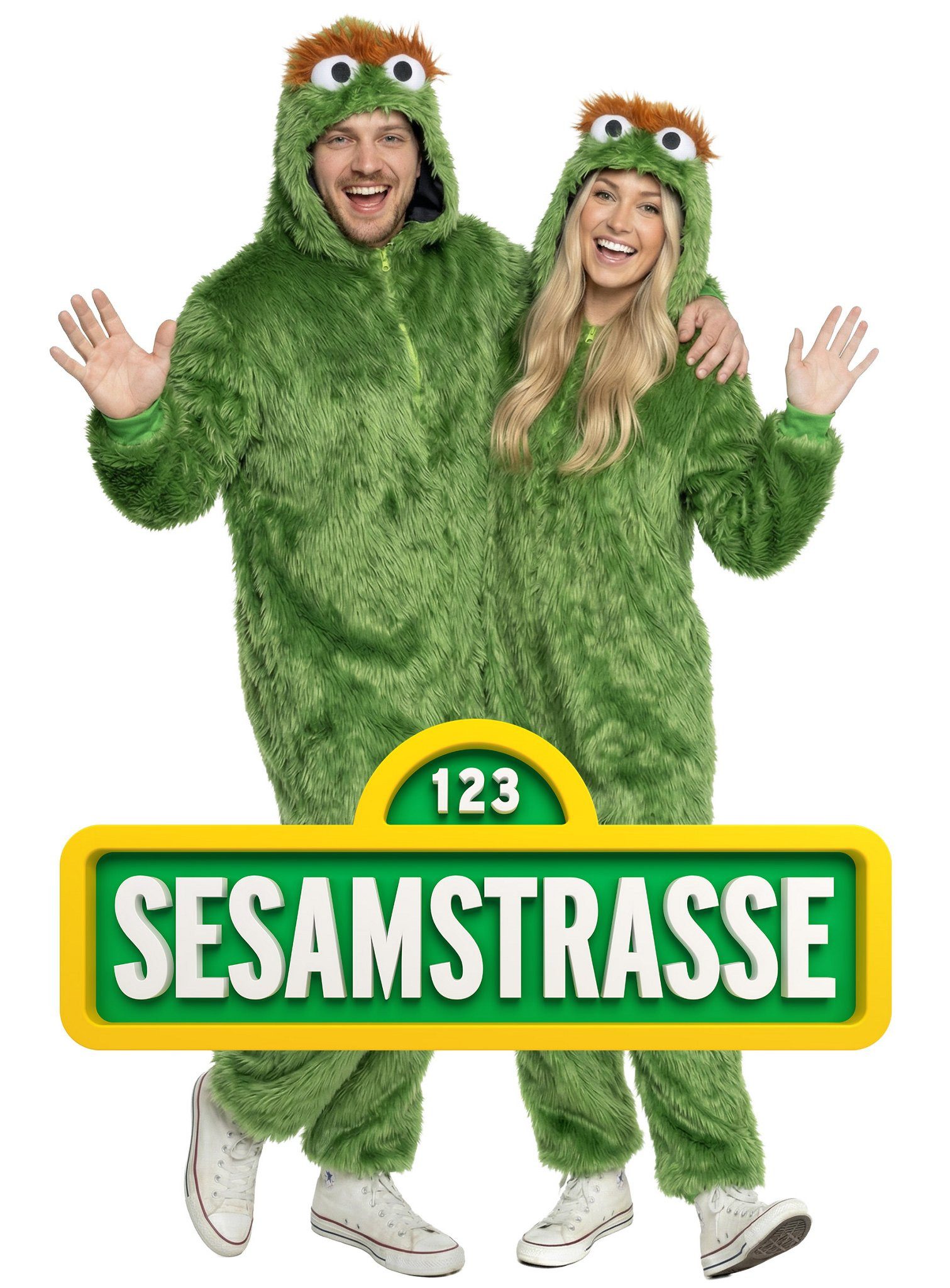 Kostüm Die Sesamstraße – Oskar Kostüm