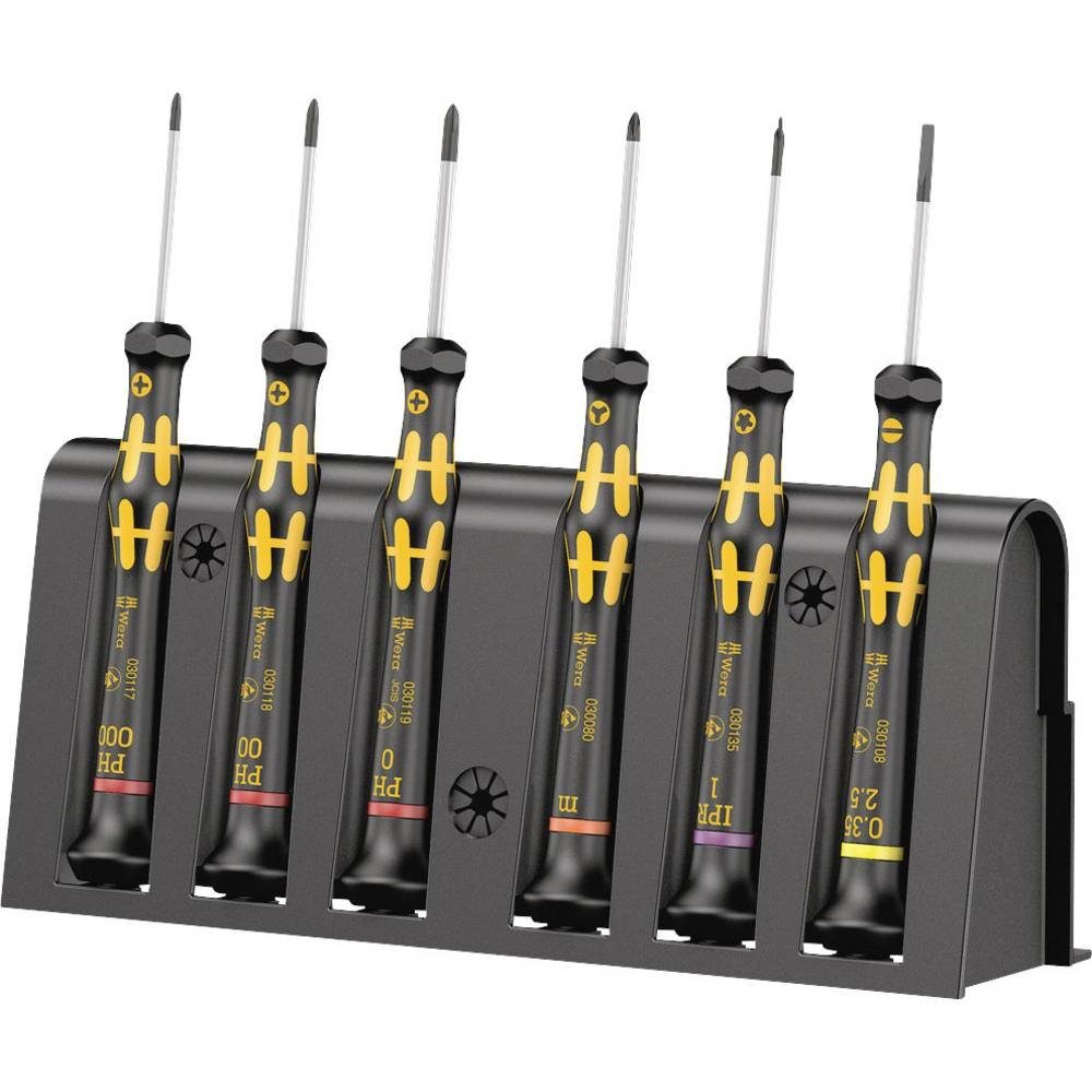 Wera Schraubendreher Elektroniker-Schraubendrehersatz + Rack 05030180001