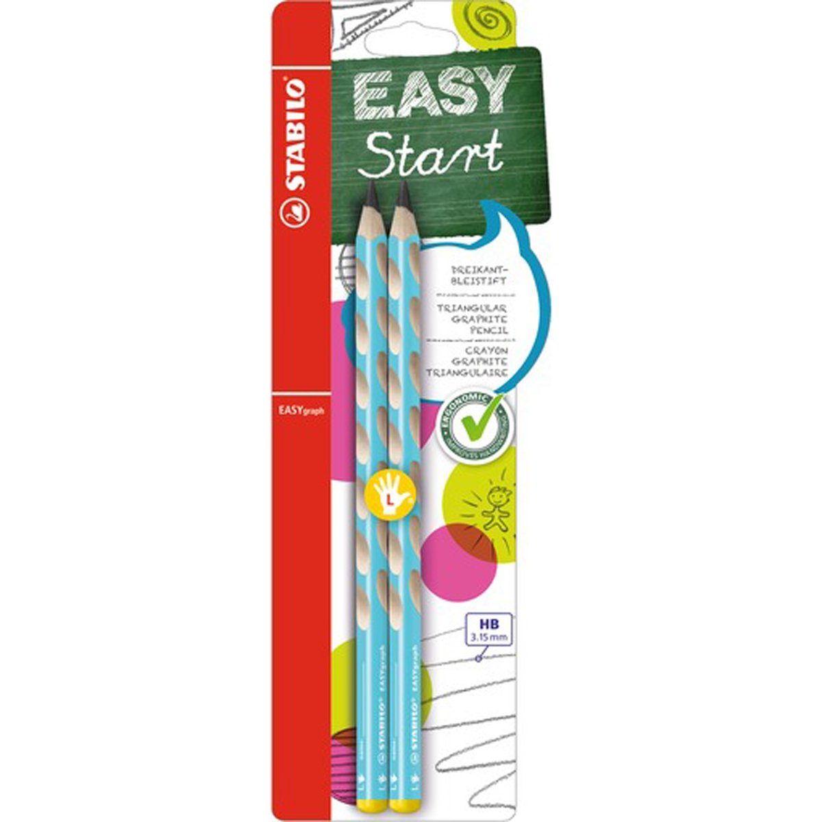 STABILO Bleistift Bleistift Stabilo Easy Graph HB
