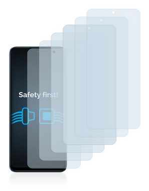 Savvies Schutzfolie für Xiaomi Redmi Note 12, Displayschutzfolie, 6 Stück, Folie klar