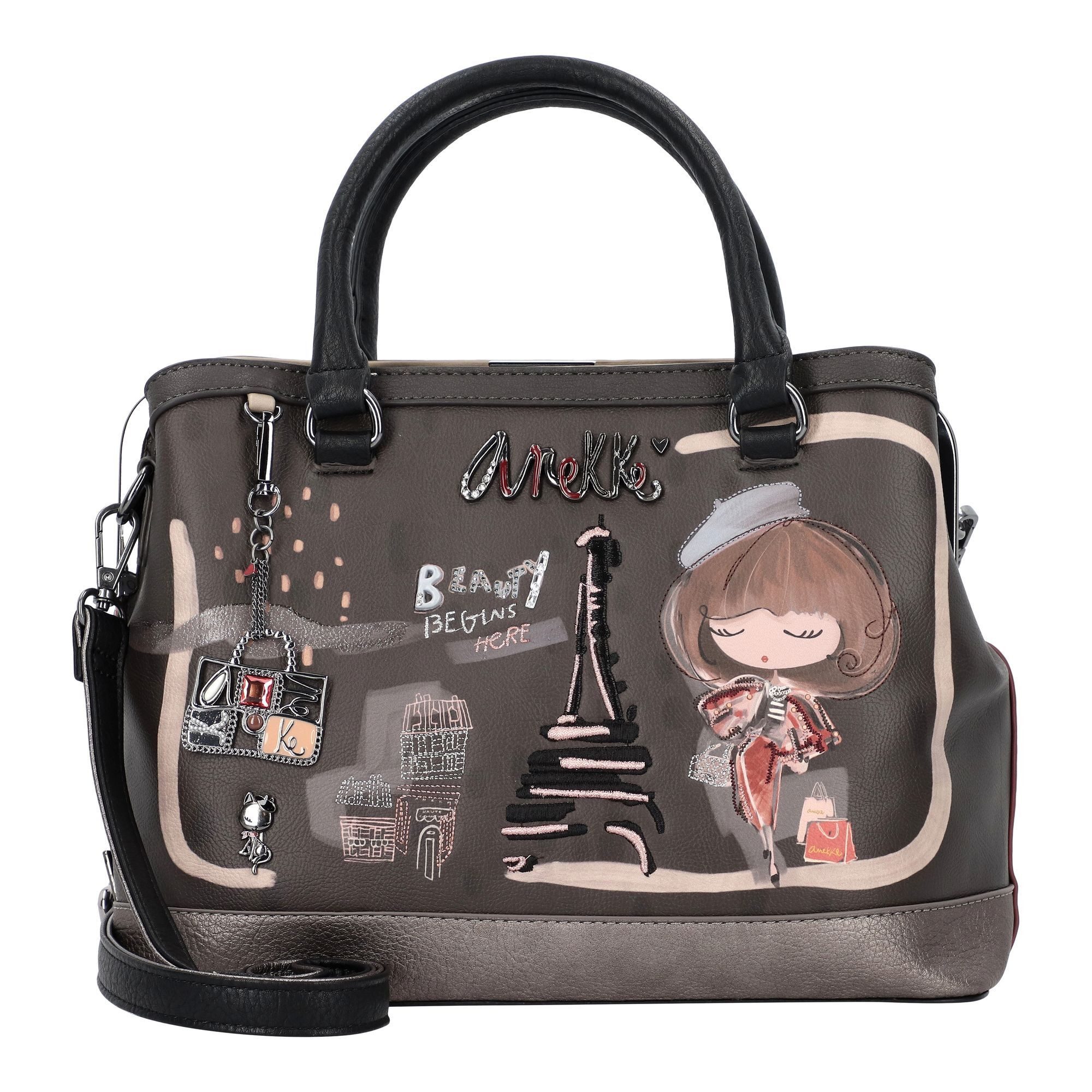 Anekke Schultertasche Mademoiselle, Polyurethan günstig online kaufen