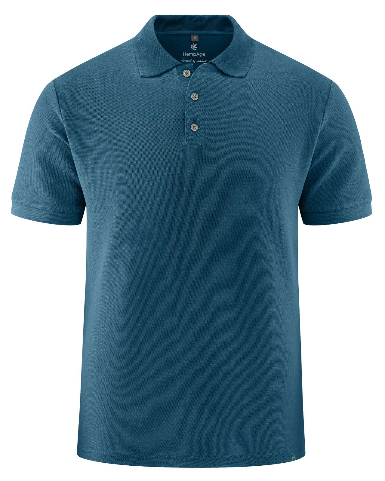 T-Shirt Poloshirt aus Piqué-Jersey aus Hanf/Biobaumwolle Normal Fit
