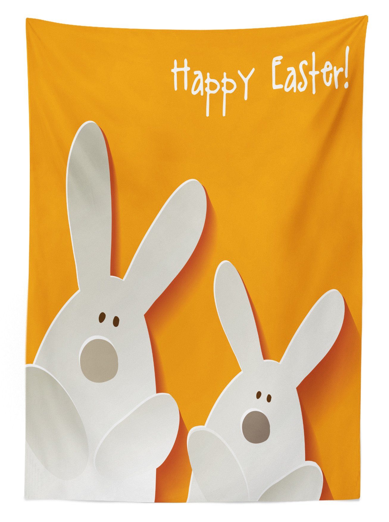 Abakuhaus Tischdecke Farbfest Waschbar Für Bereich Bunnies Ostern Außen Klare den geeignet Easter Happy Farben