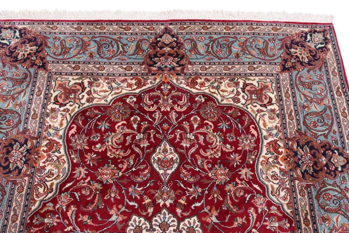 4 Höhe: Handgeknüpfter Seide mm Seidenteppich Kaschmir Orientteppich, 126x200 Nain Trading, rechteckig,