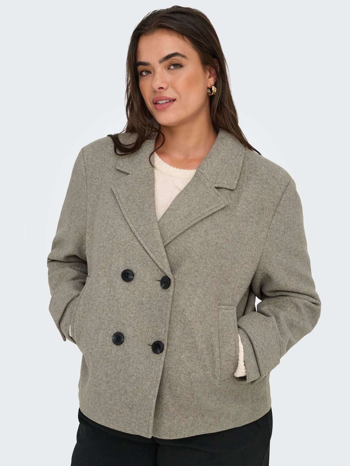 ONLY CARMAKOMA Kurzjacke CARFREJA LIFE SHORT DB JACKET OTW NOOS günstig online kaufen