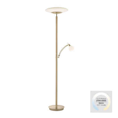 Paul Neuhaus Stehlampe »TROJA«, LED, CCT - tunable white, dimmbar über Tastdimmer, Memory, nach Trennung vom Netz