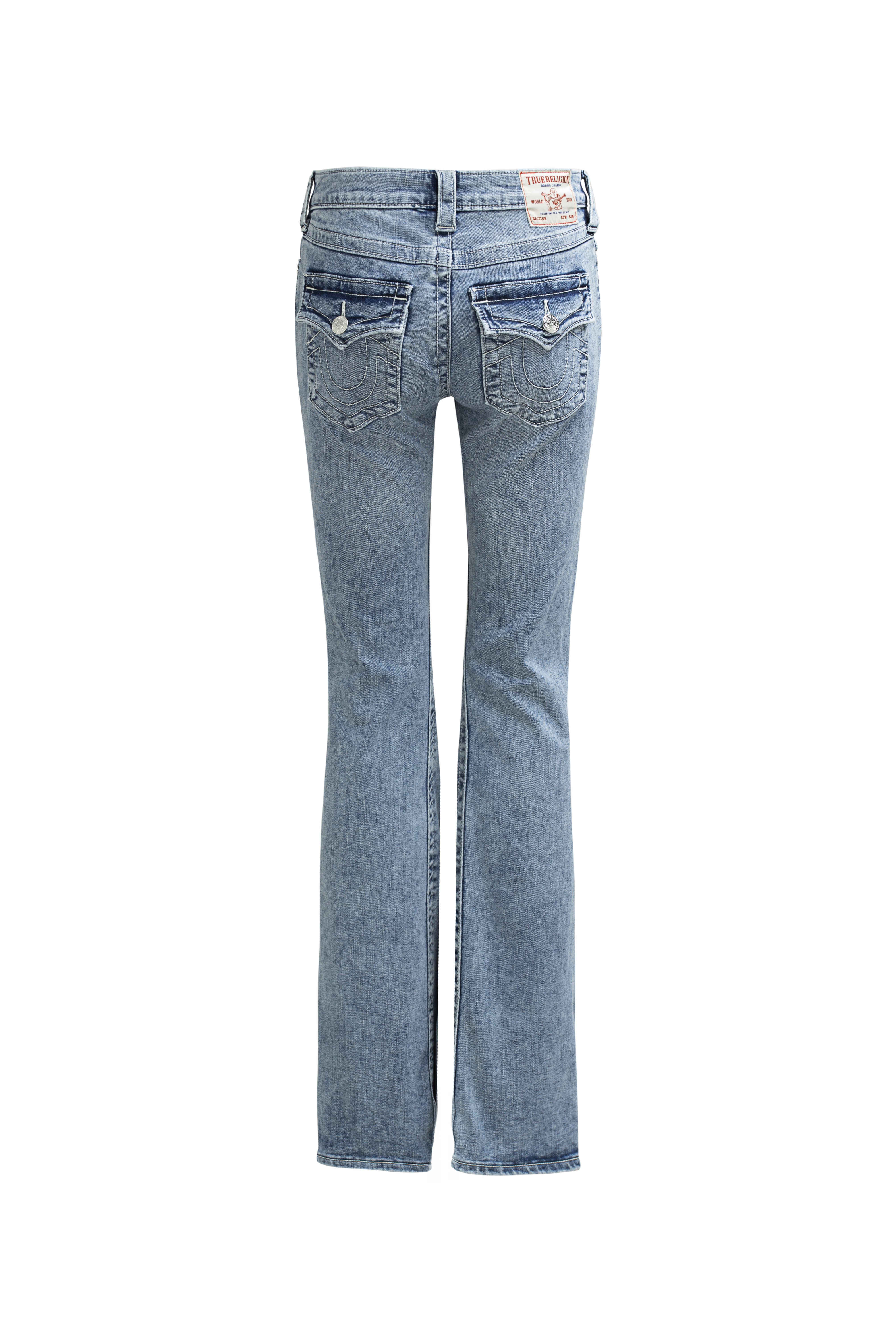 True Religion Bootcut-Jeans JOEY MID RISE FLARE FLAP Baumwollmischung, Flared fit