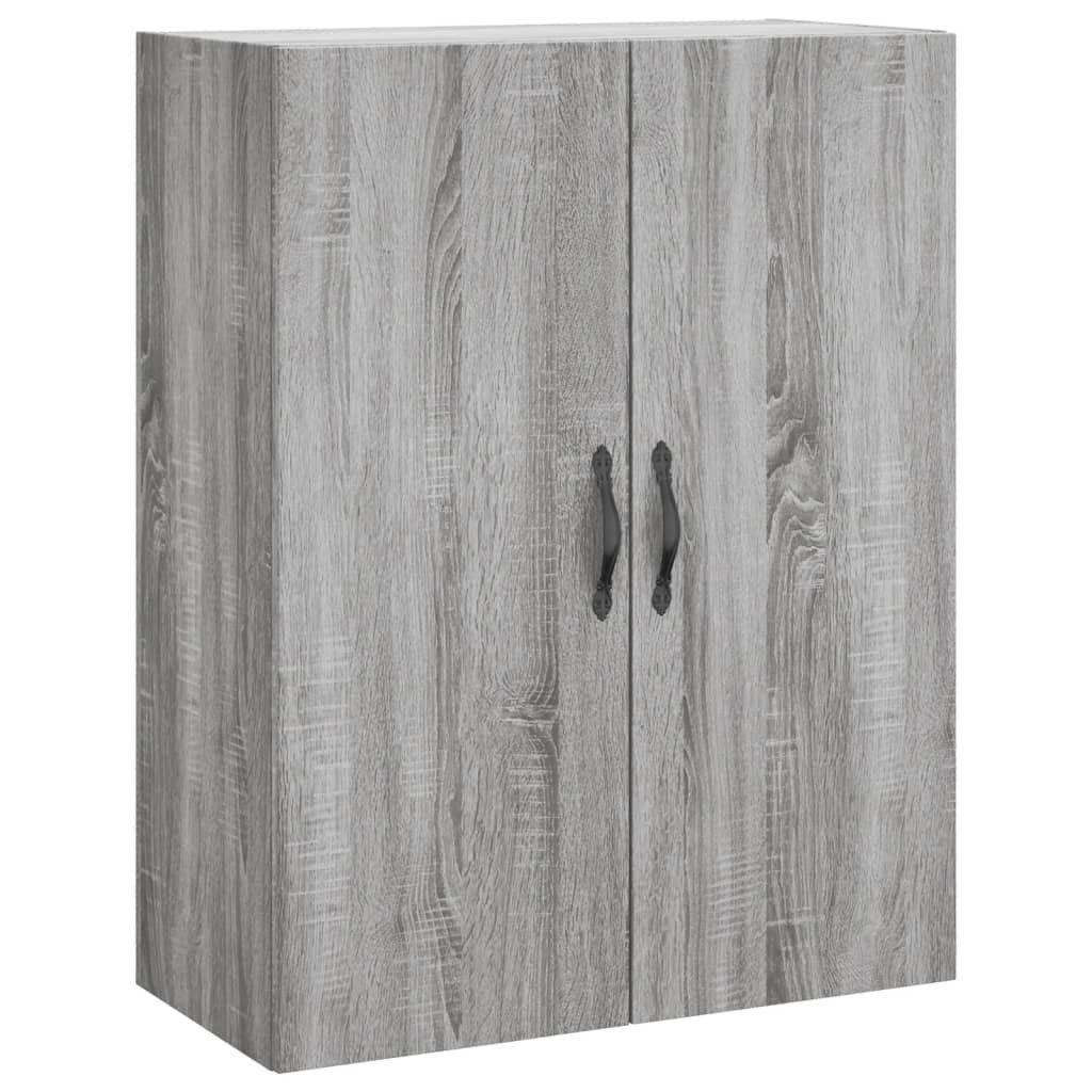 (1 St) Sonoma Sideboard vidaXL Grau Wandschrank 69,5x34x90 Holzwerkstoff cm