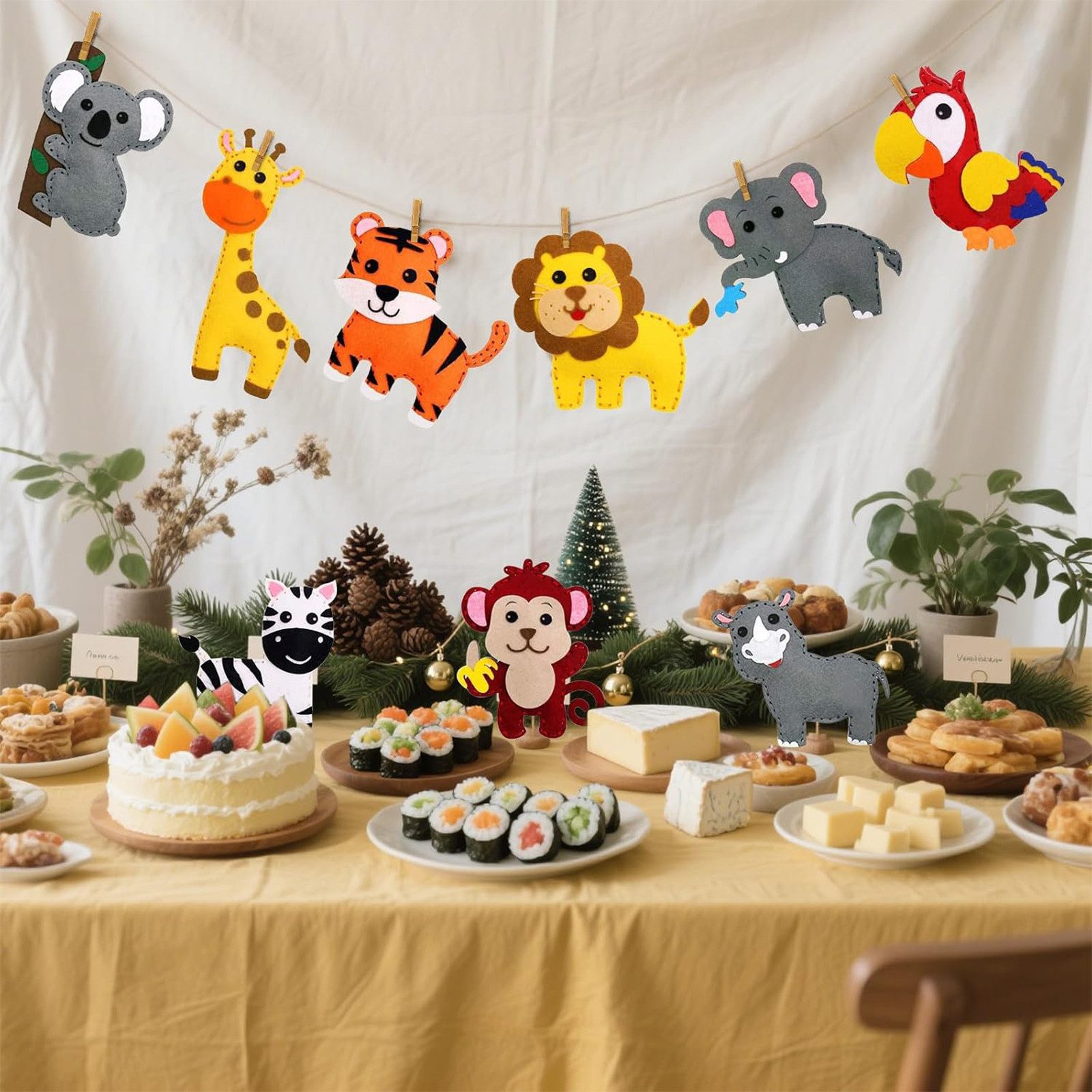 OKWISH Kreativset Kreatives Lernspielzeug Kinder Nähset Tiere DIY Bastelset günstig online kaufen