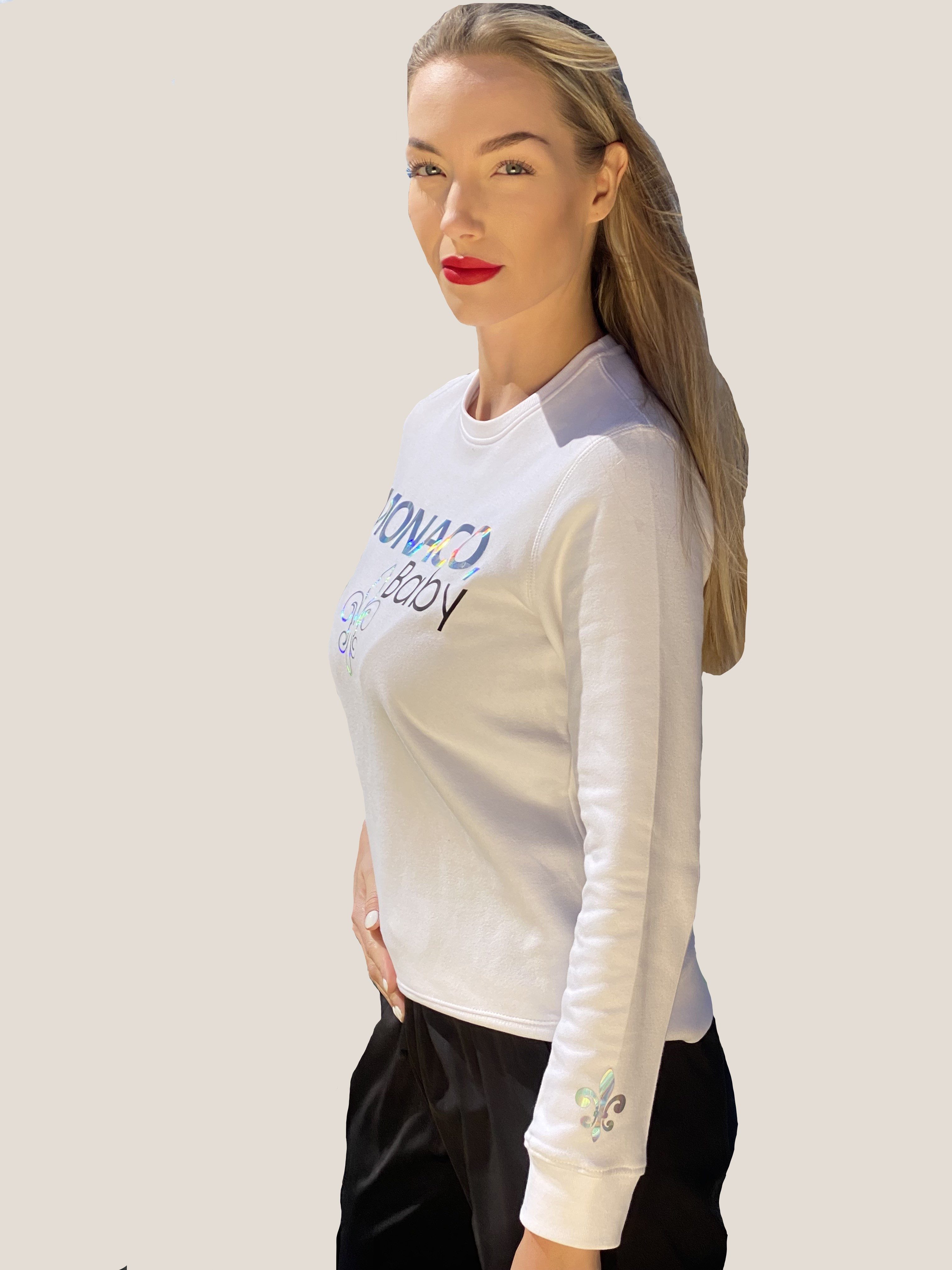 KR-Industries Sweater Sweat Monaco exklusiver Designer-Pullover