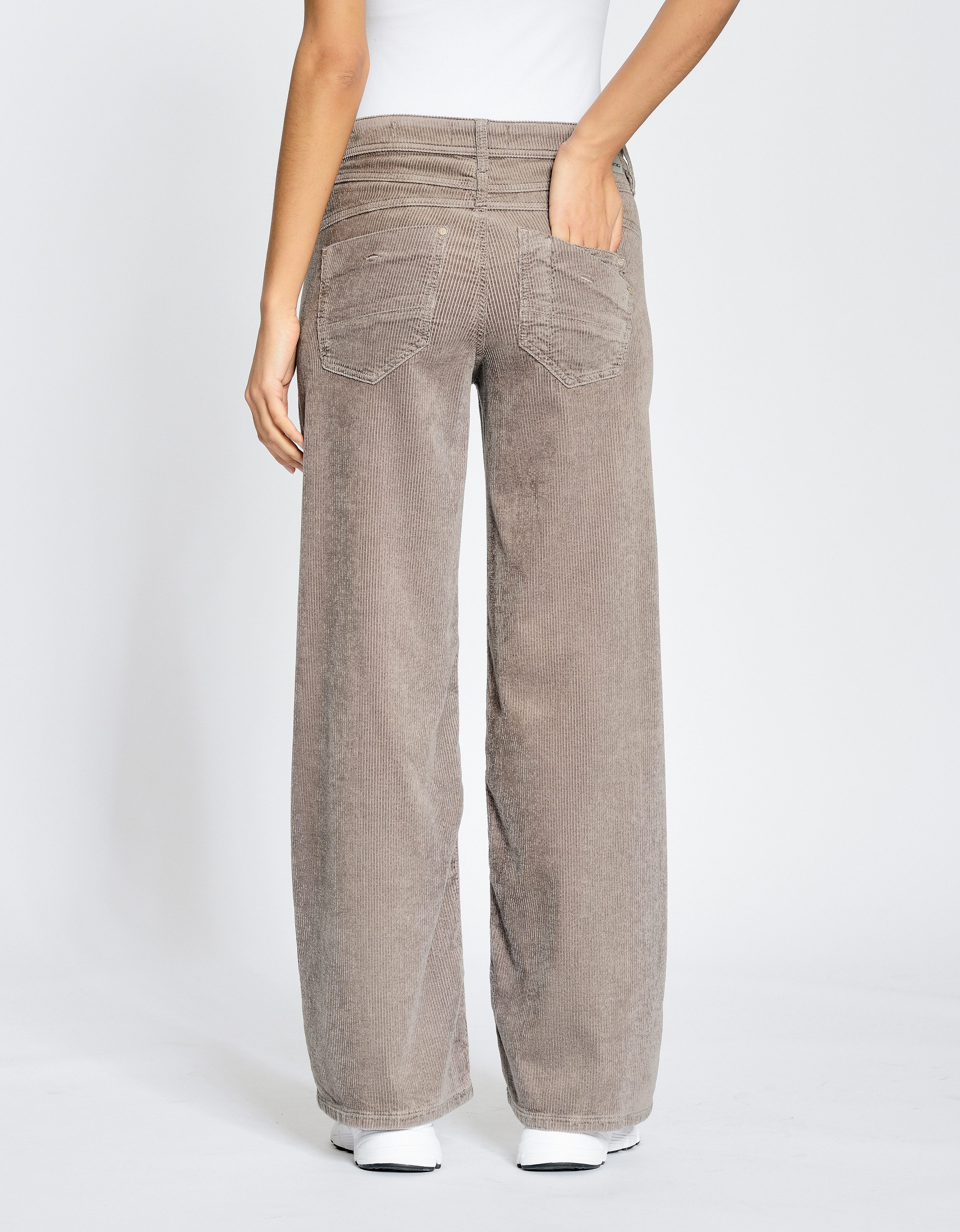 GANG Cordhose 94AMELIE WIDE im lässigen Wide Fit günstig online kaufen