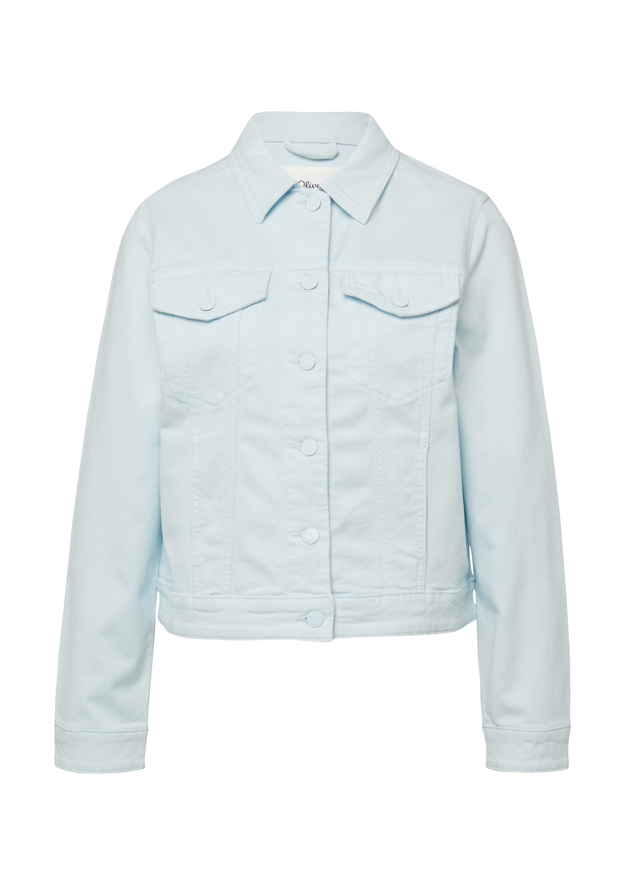s.Oliver Funktionsjacke Indoor-Jacke Leichte Denim-Jacke günstig online kaufen