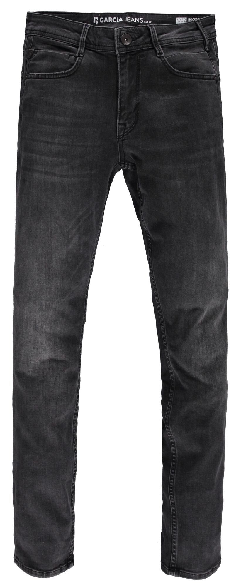 5-Pocket-Jeans GARCIA ROCKO grey dark used 690.6080