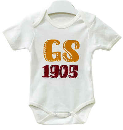 Cennet Baby Kurzarmbluse Galatasaray Baby Body GS 1905 Bebek Taraftar Tulum Unisex Cimbom