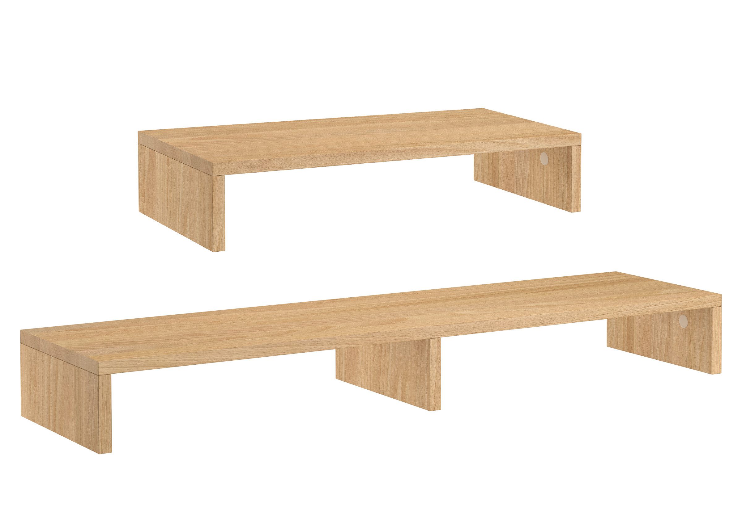 ERST-HOLZ Wandregal Tischaufsatz TV-Erhöhung Monitorständer Buche günstig online kaufen