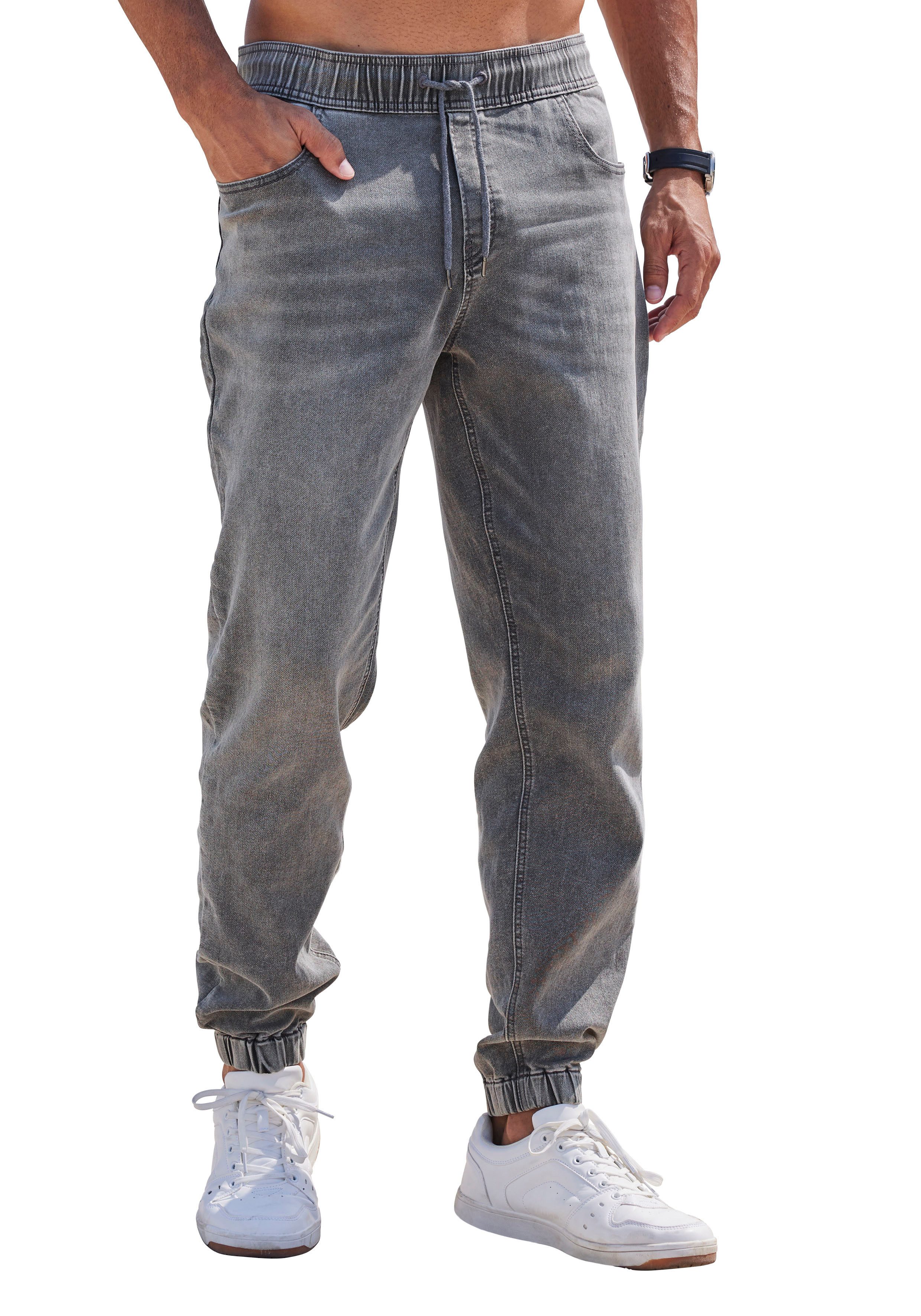 John Devin Jogger Pants Jogg Pants Joggpants mit elastischem Bund aus weicher Stretch-Qualität