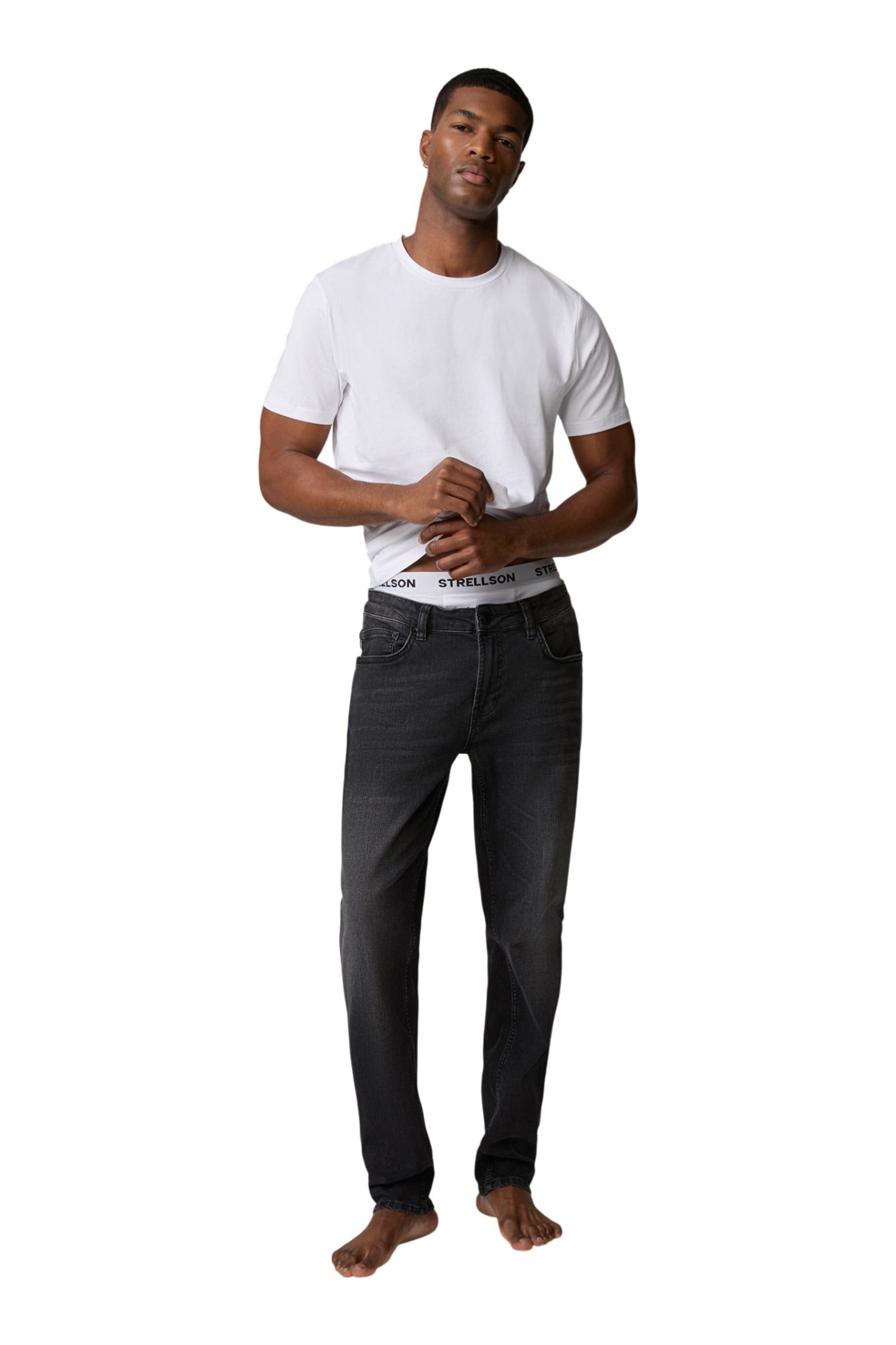 Strellson T-Shirt Crewneck (2er-Pack) weiss Herren - 2 Stück