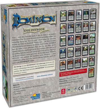 Rio Grande Games Spiel, Brettspiel RGG - Dominion - Erweiterung Die Intrige (2. Edition)