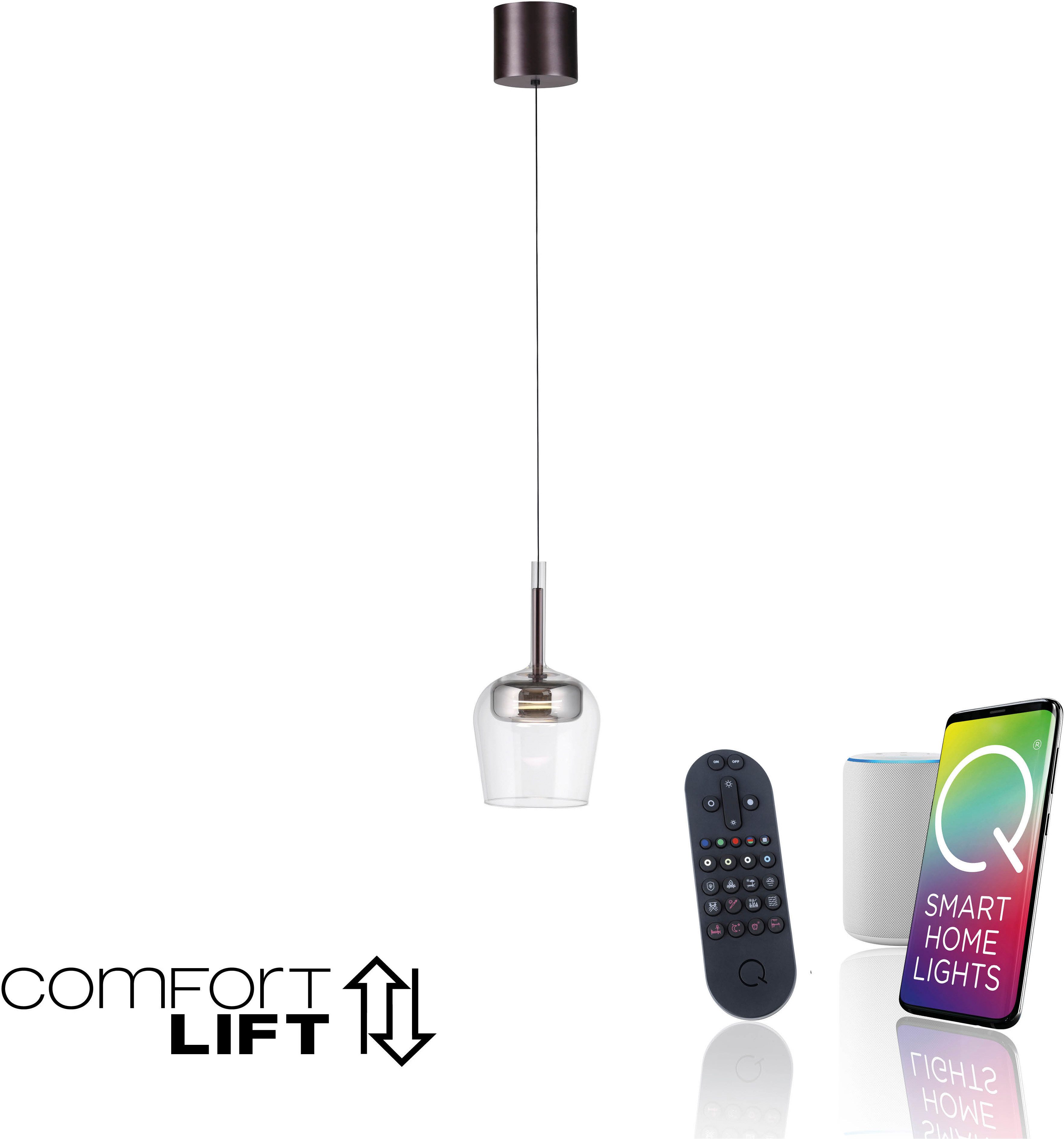 Neuhaus Q SMART HOME LIGHTS LED Pendelleuchte Q-KON, Smart Home, LED fest integriert, warmweiß - kaltweiß