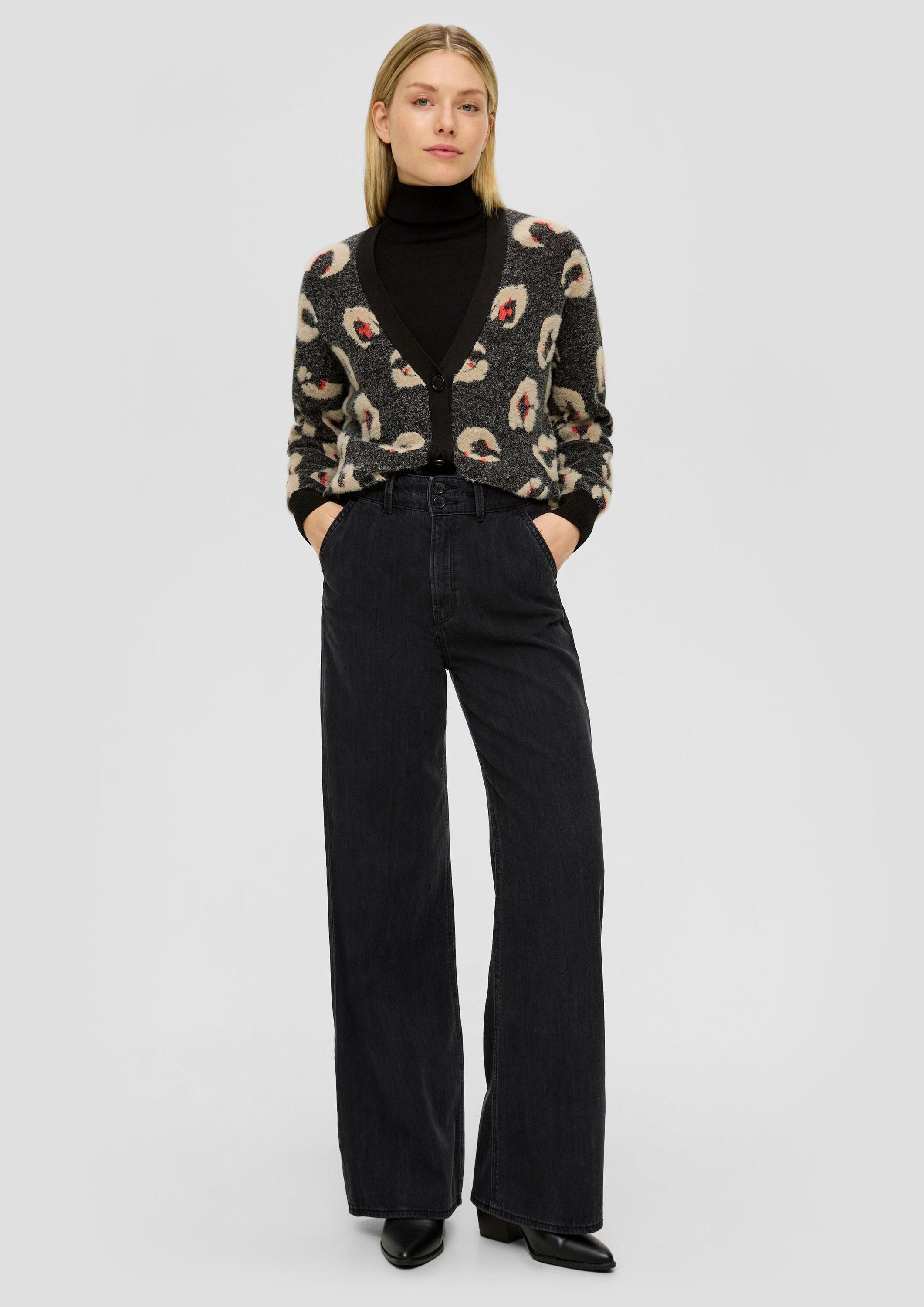 s.Oliver Chinos Jeans-Hose SURI Jeans Suri / Regular Fit / High Rise / Wide Leg